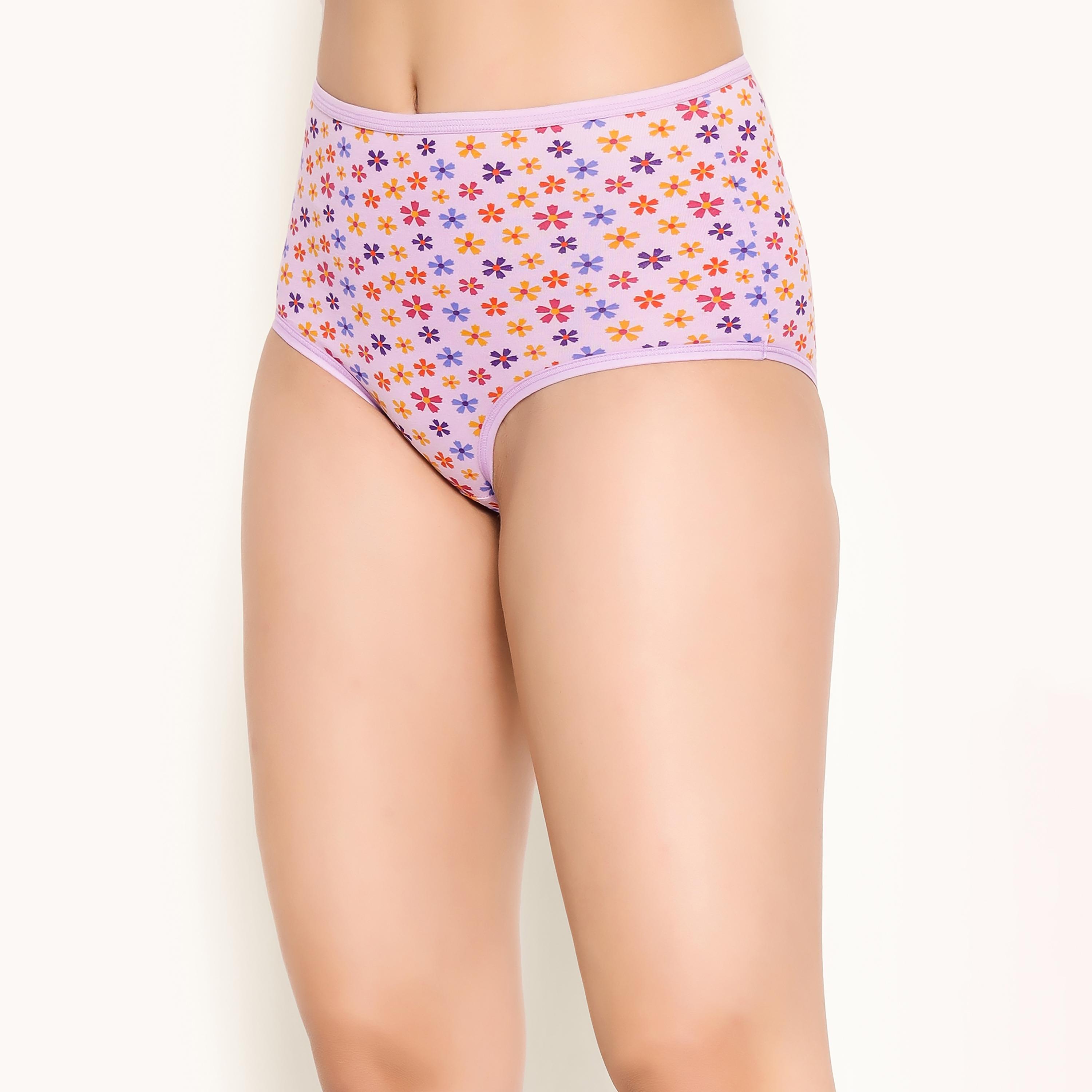 Clovia Pack of 5 High Waist Printed Hipster Women's Panty - Cotton in Multicolour-women-clothing-lingerie-panties-image-25