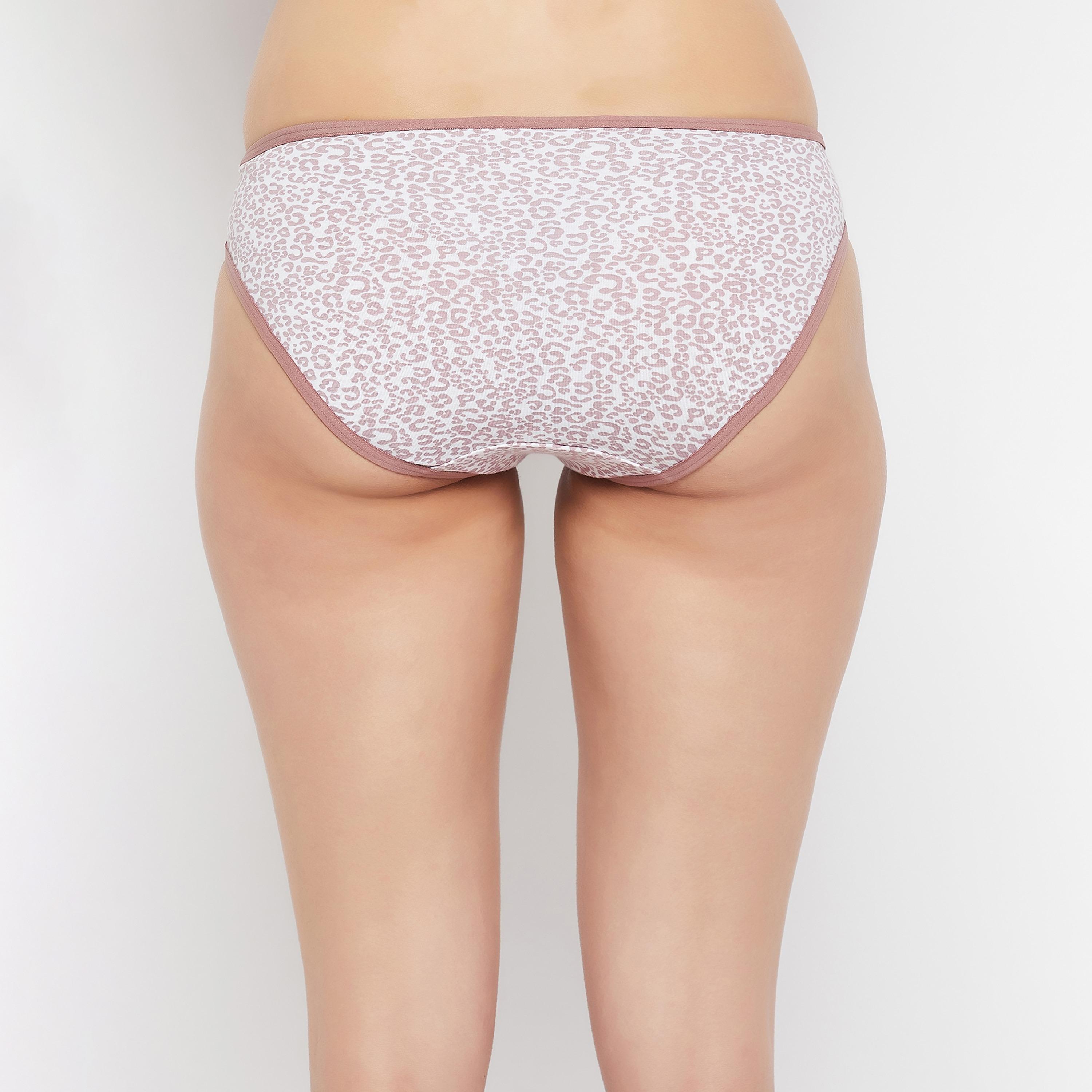 Clovia Pack of 5 Low Waist Printed Bikini Women's Panty - Cotton in Multicolour-women-clothing-lingerie-panties-image-10