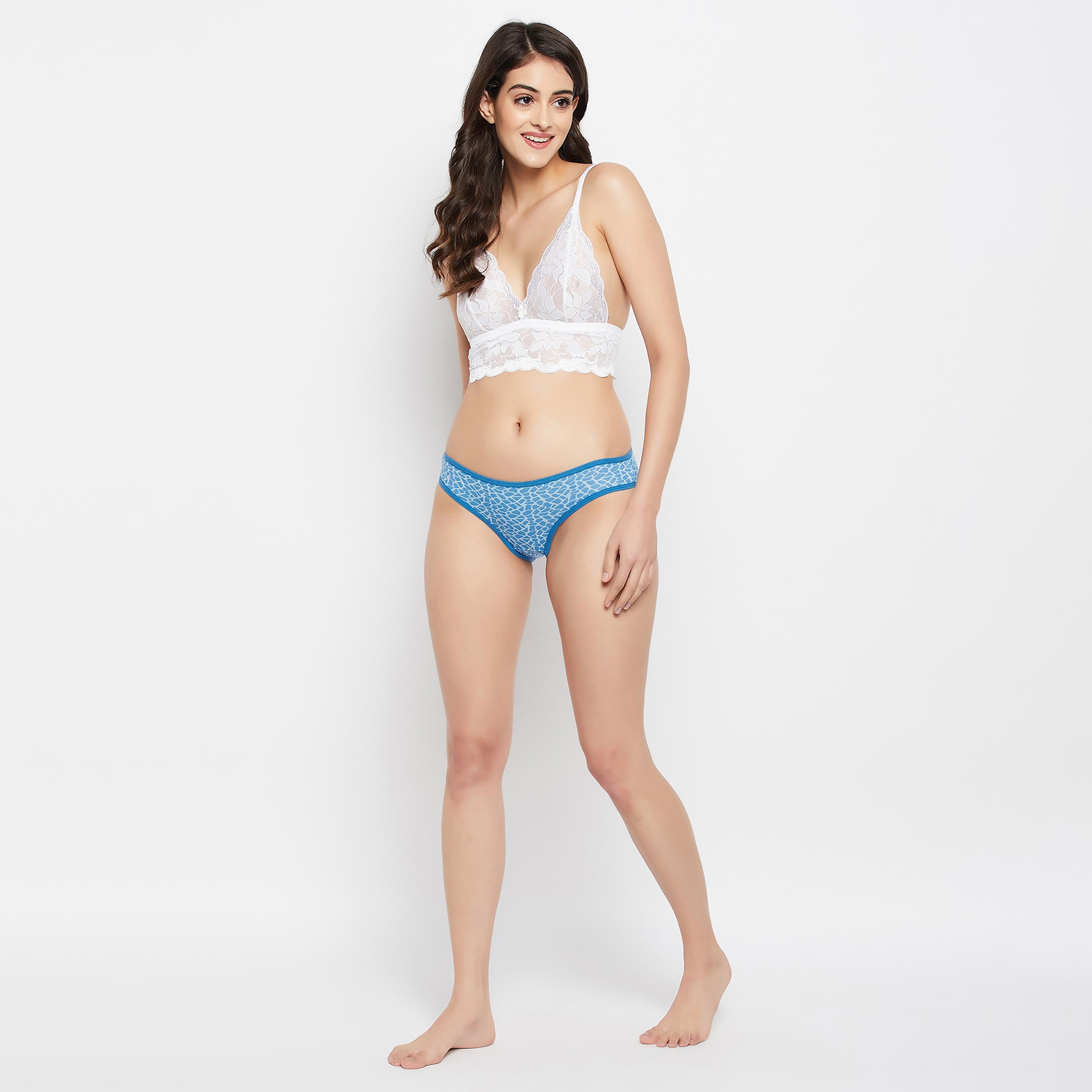 مجموعة من 5 قطع بيكيني نسائية مطبوعة بخصر منخفض قطنية متعددة الألوان-women-clothing-lingerie-panties-image-31