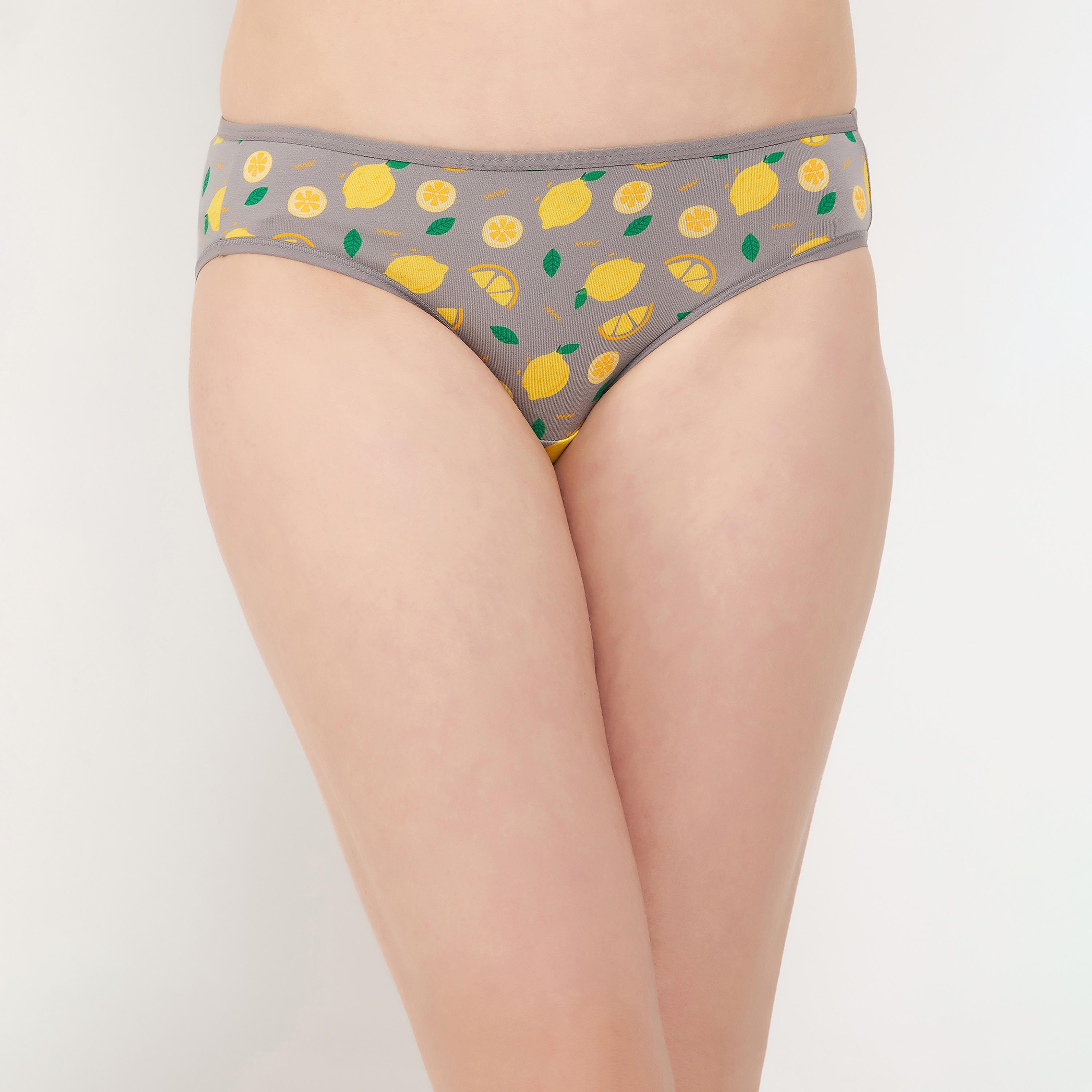 Clovia Pack of 5 Low Waist Printed Bikini Women's Panty - Cotton in Multicolour-women-clothing-lingerie-panties-image-11
