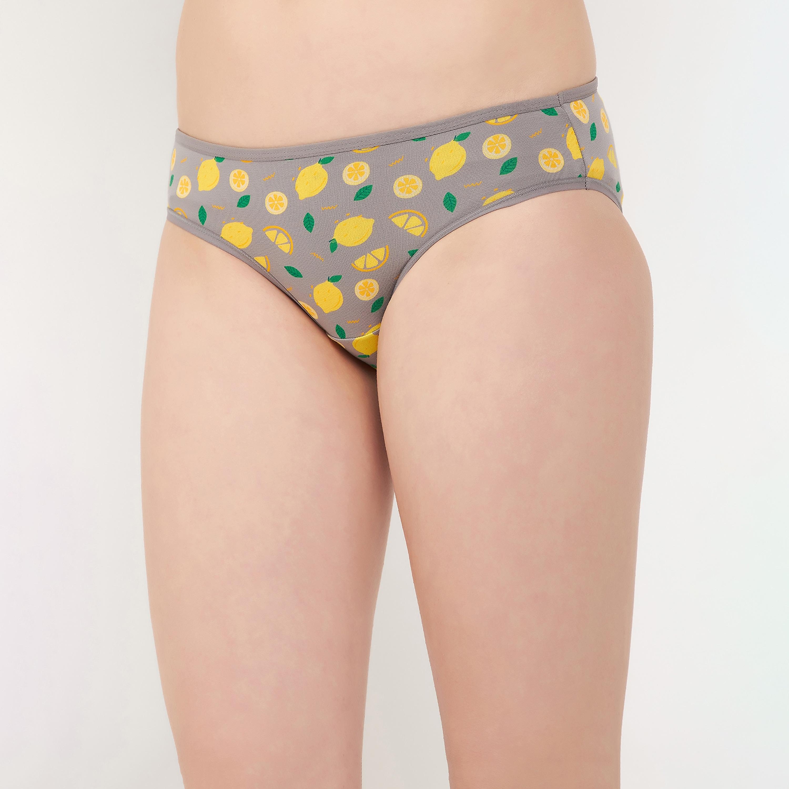 Clovia Pack of 5 Low Waist Printed Bikini Women's Panty - Cotton in Multicolour-women-clothing-lingerie-panties-image-14