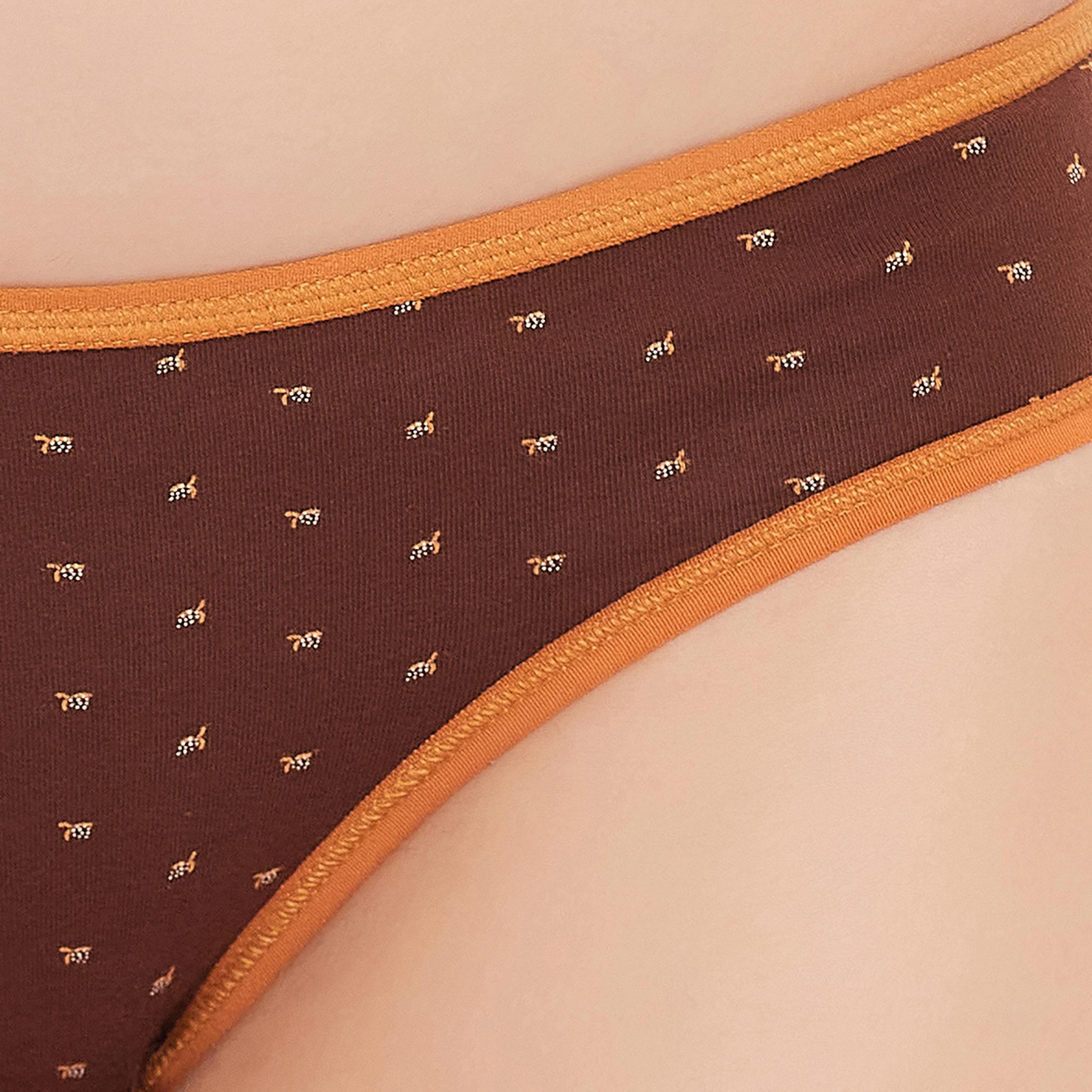Clovia Pack of 5 Low Waist Printed Bikini Women's Panty - Cotton in Multicolour-women-clothing-lingerie-panties-image-5