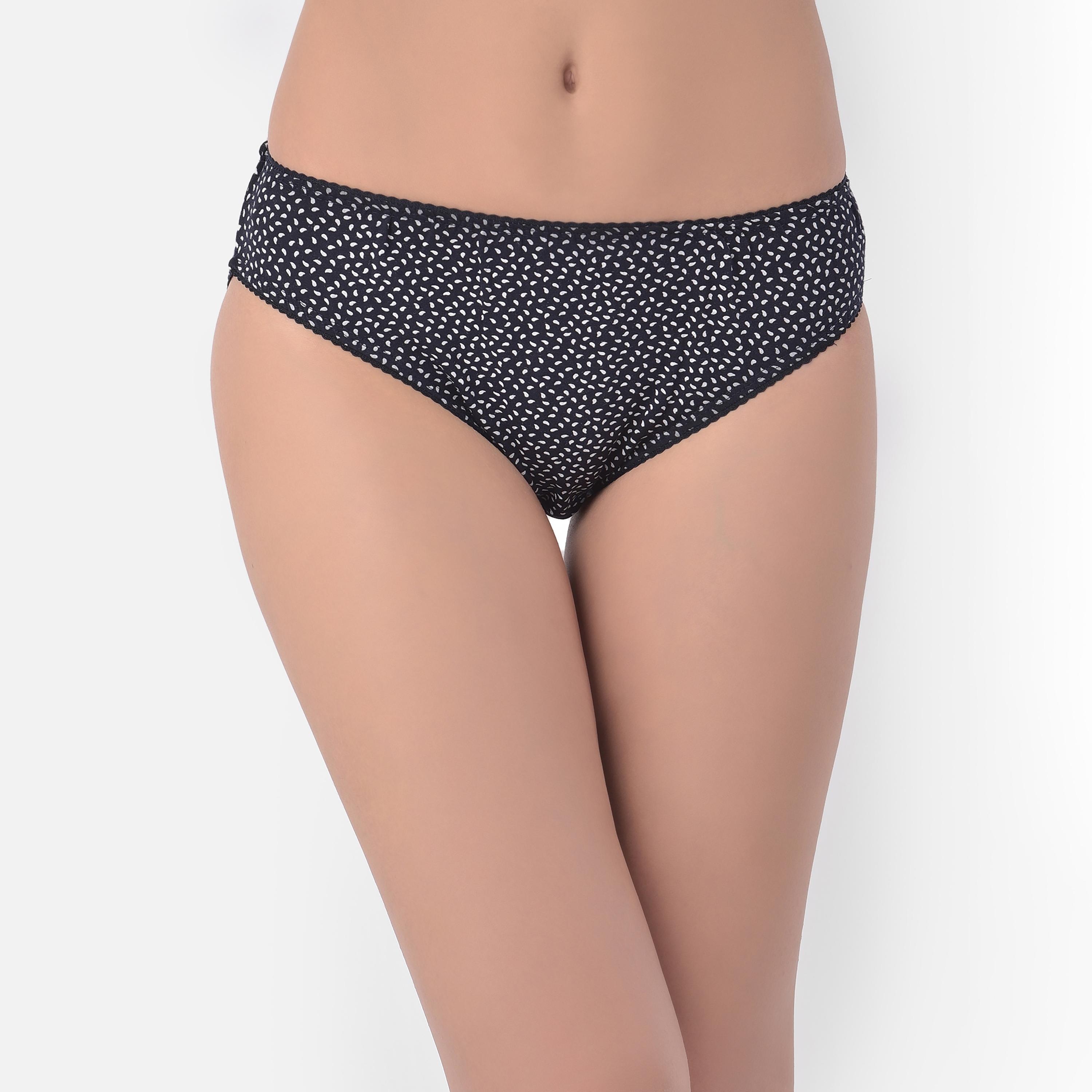 مجموعة من 5 قطع بيكيني مطبوعة منخفضة الخصر للنساء من كلوفيا-women-clothing-lingerie-panties-image-28