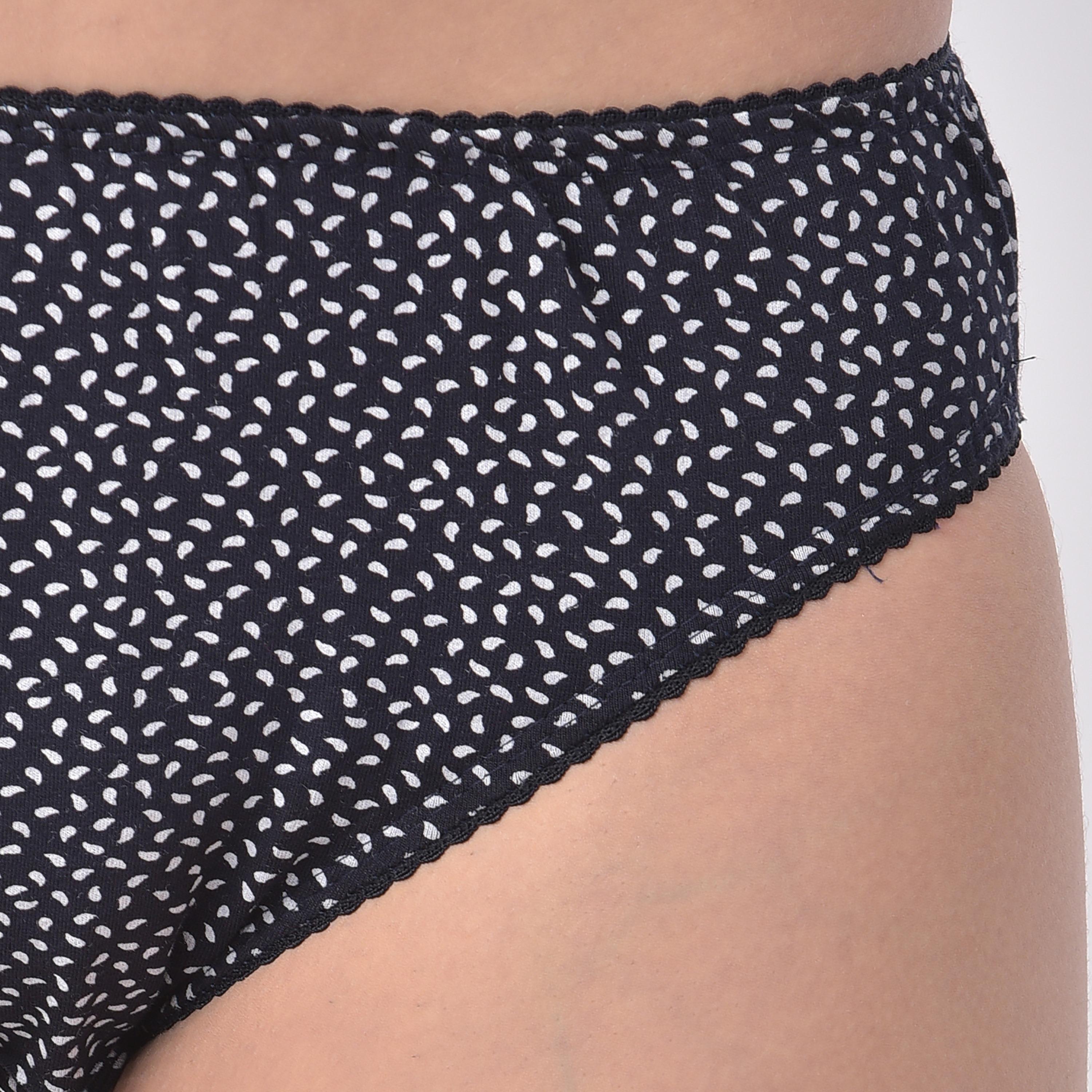 مجموعة من 5 قطع بيكيني مطبوعة منخفضة الخصر للنساء من كلوفيا-women-clothing-lingerie-panties-image-5