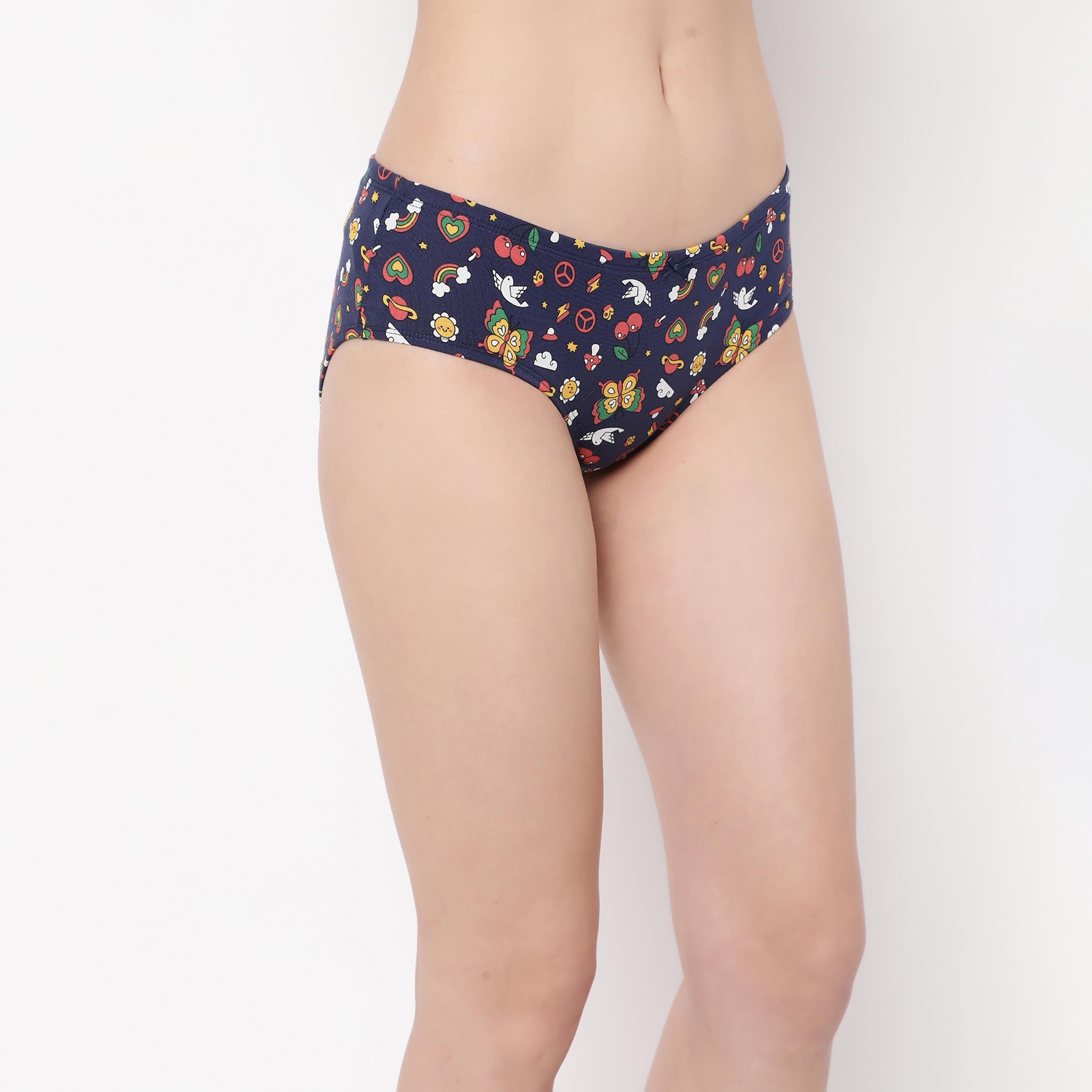 Clovia Pack of 5 Low Waist Printed Bikini Women's Panty-women-clothing-lingerie-panties-image-24