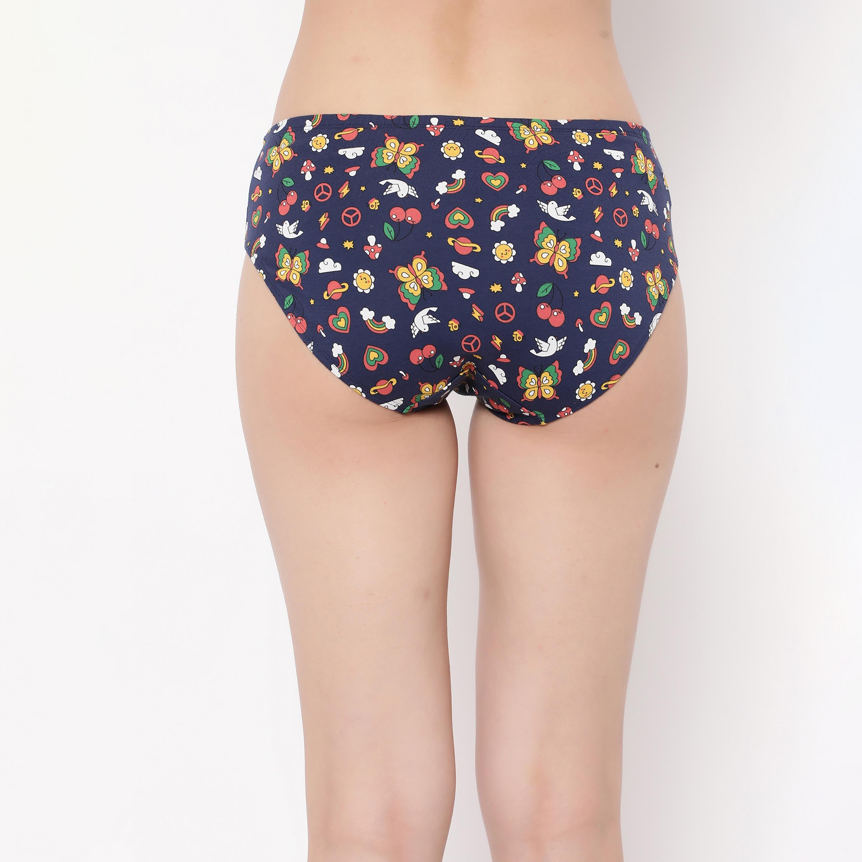 Clovia Pack of 5 Low Waist Printed Bikini Women's Panty-women-clothing-lingerie-panties-image-25