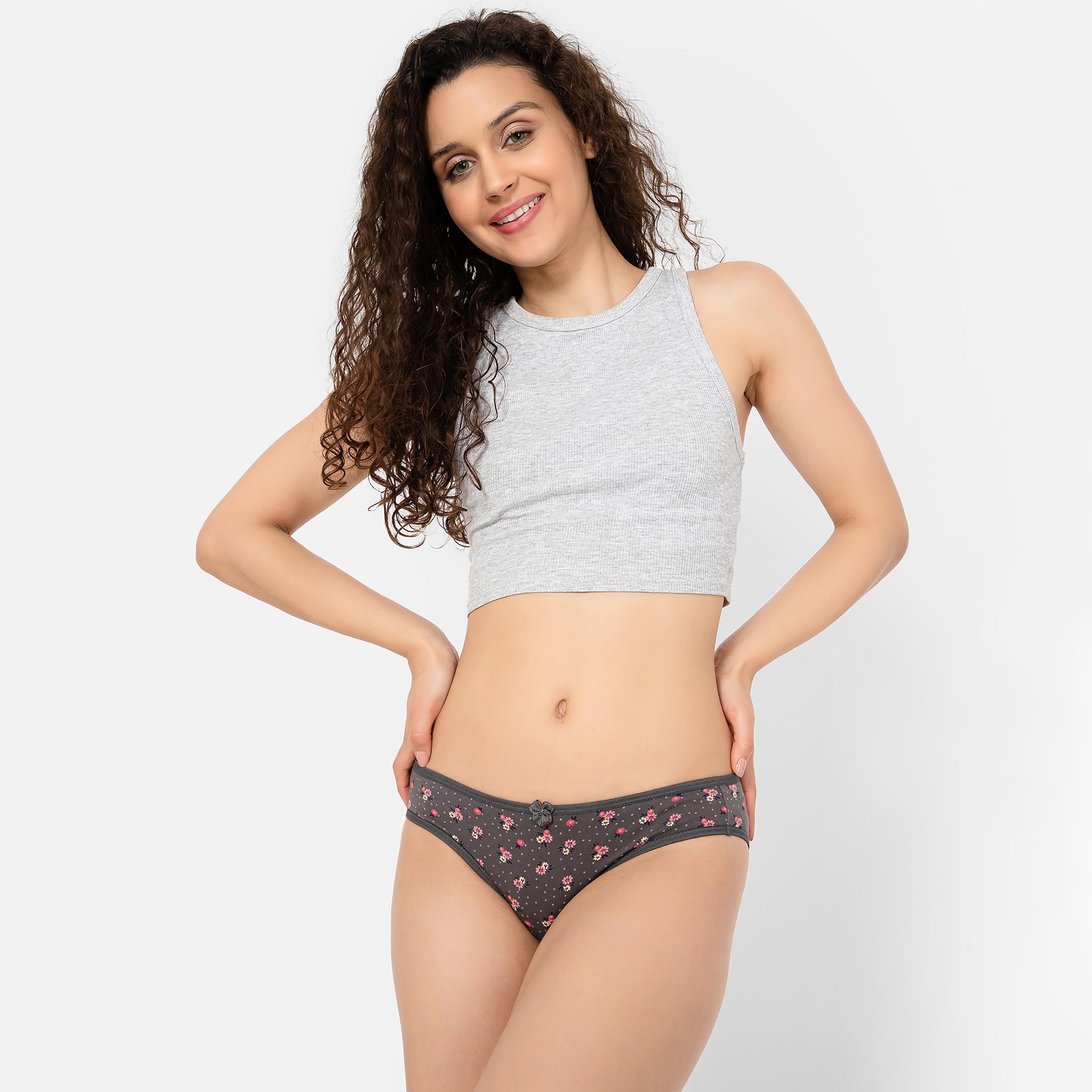 Clovia Pack of 5 Low Waist Printed Bikini Women's Panty-women-clothing-lingerie-panties-image-7