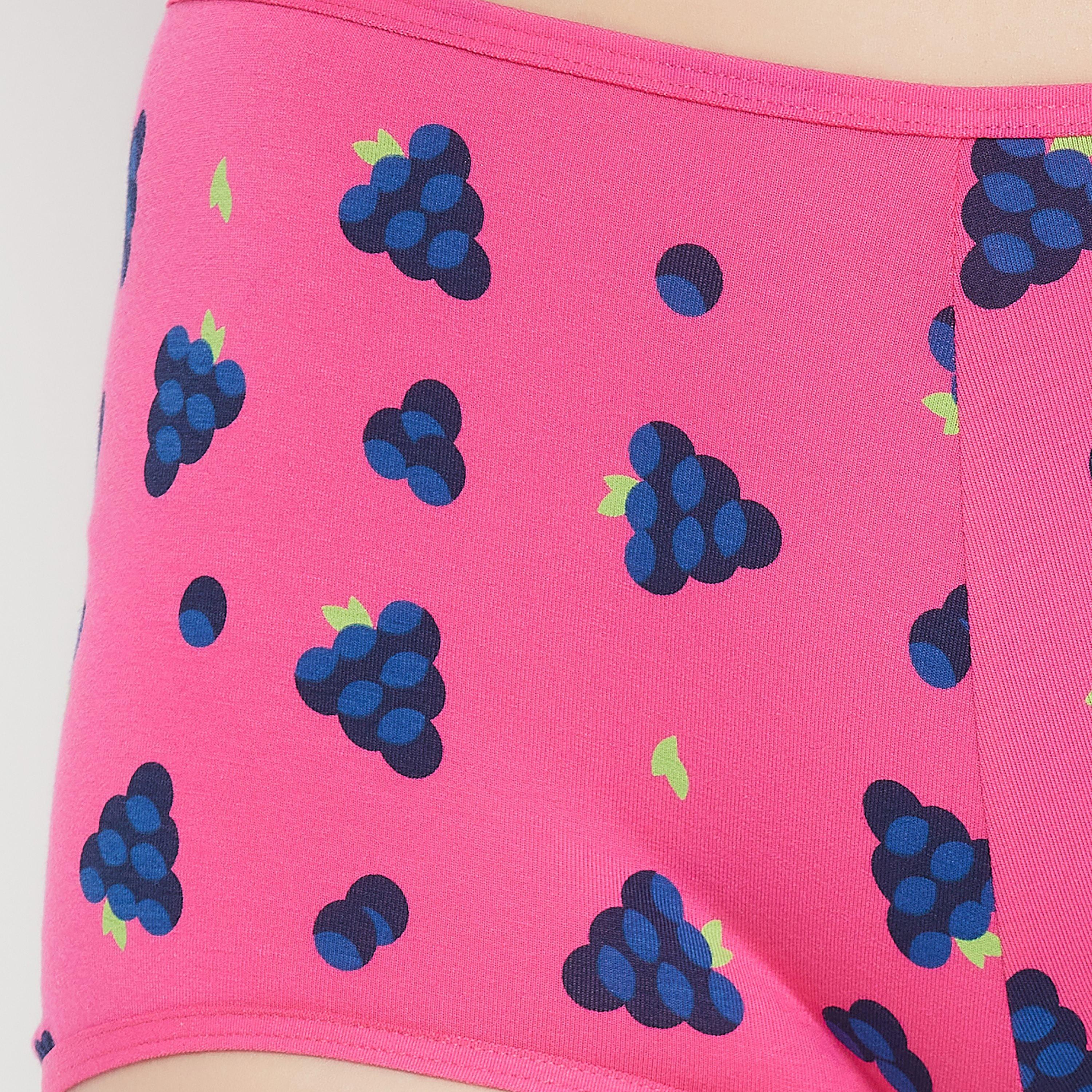 Clovia Pack of 4 Mid Waist Printed Women's Boyshorts - Cotton-women-clothing-lingerie-panties-image-23