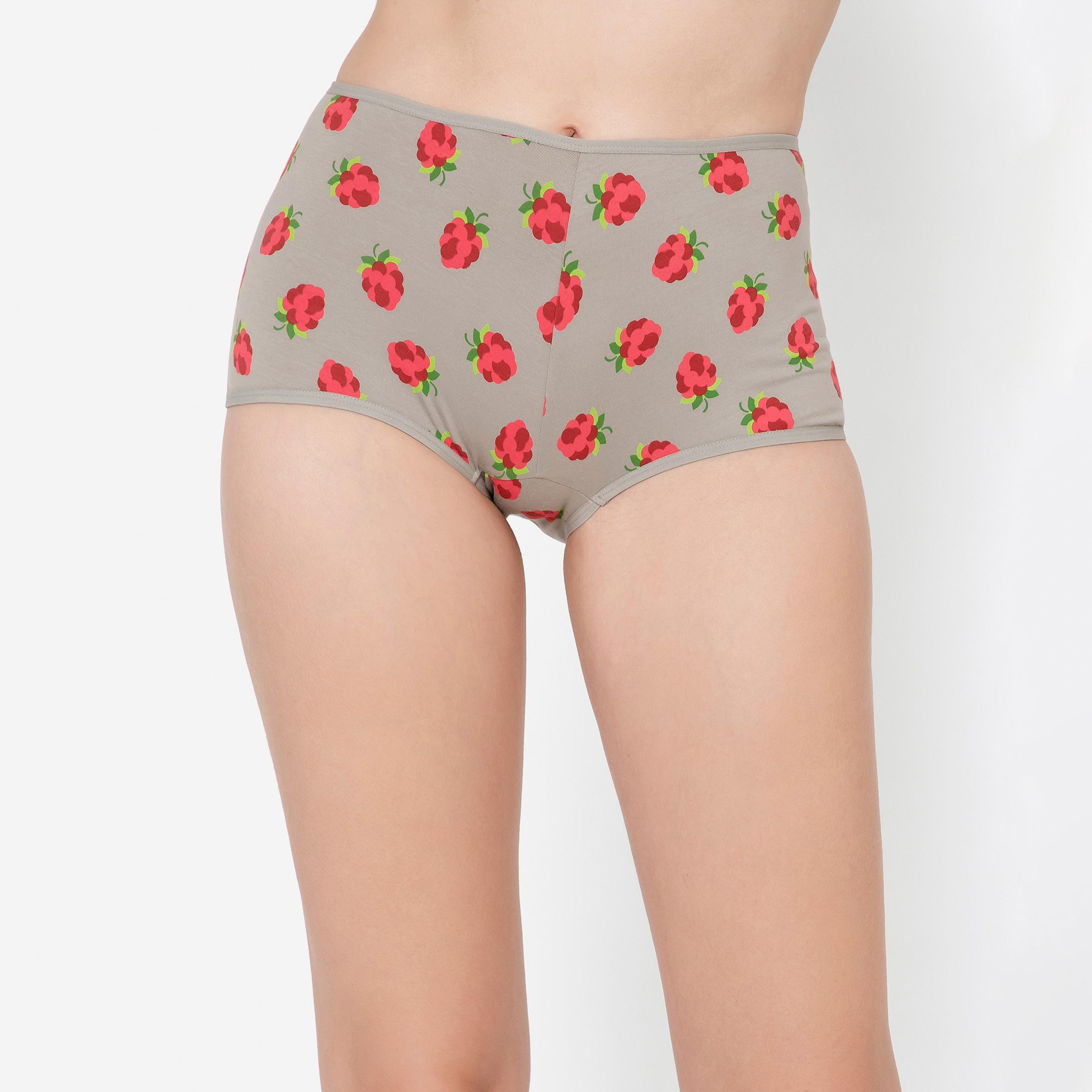 Clovia Pack of 4 Mid Waist Printed Women's Boyshorts - Cotton-women-clothing-lingerie-panties-image-6
