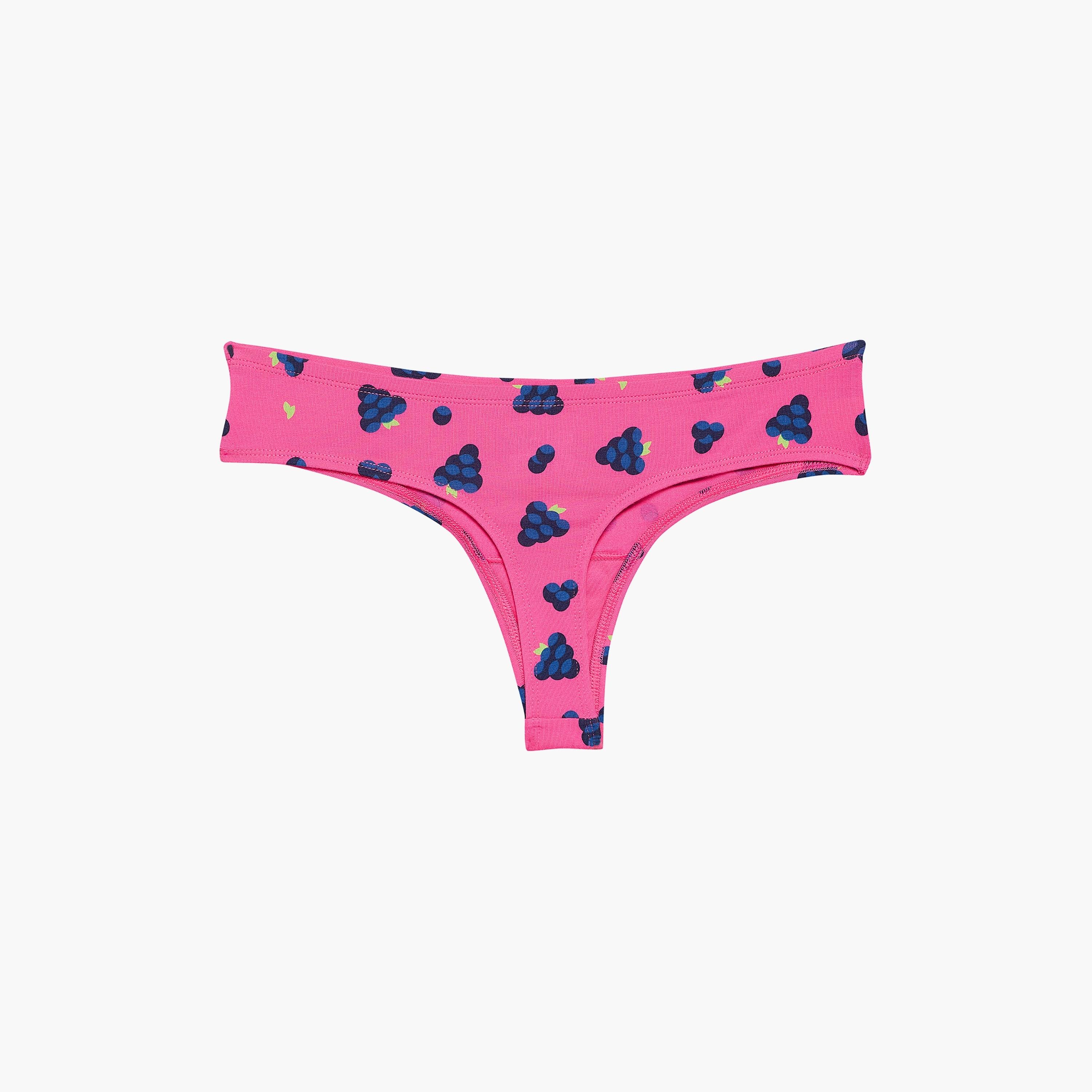 Clovia Pack of 5 Low Waist Printed Women's Thong with Inner Elastic - Cotton-women-clothing-lingerie-panties-image-10