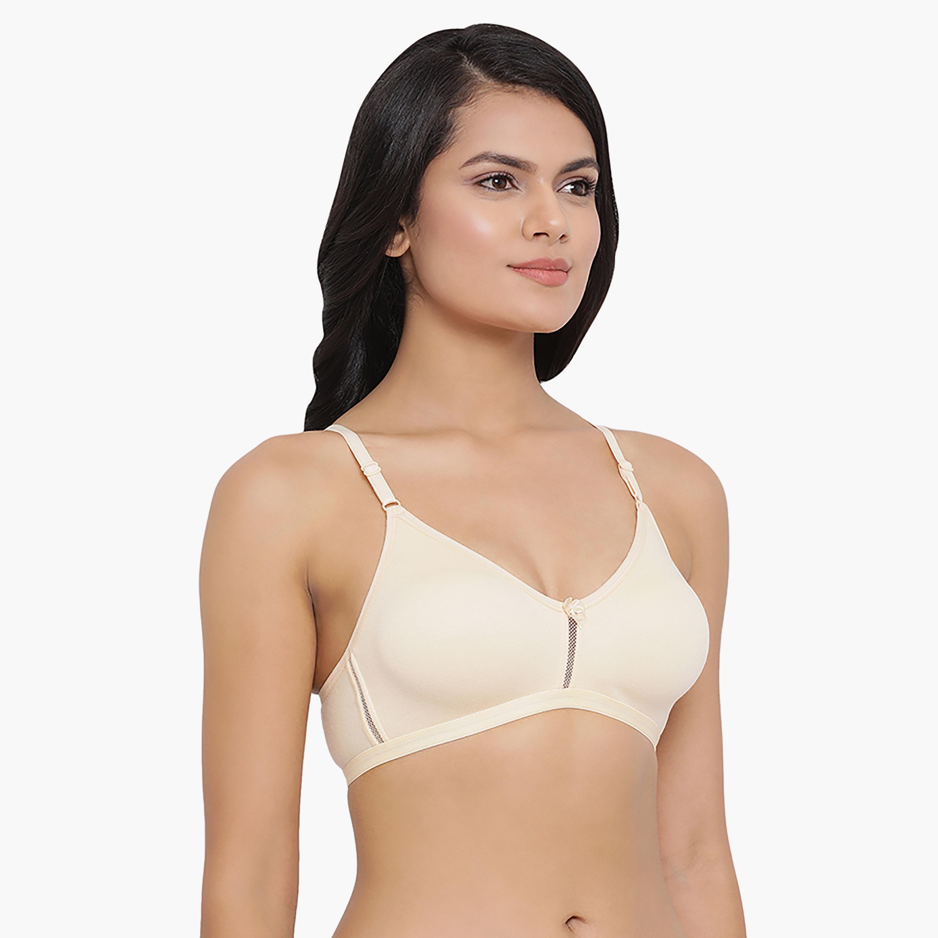 مجموعة من 2 حمالة صدر ويرفري ذات صلبة قطنية غير مبطنة ذات تغطية كاملة من كلوفيا-women-clothing-lingerie-bras-image-8