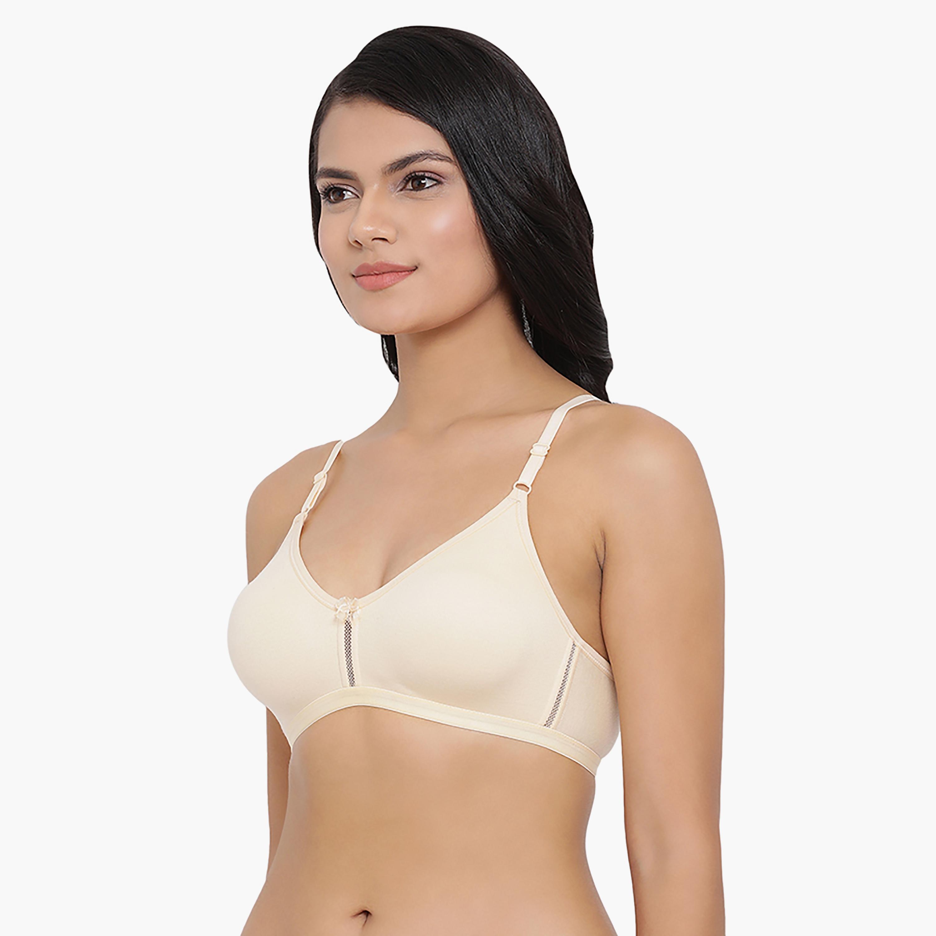 مجموعة من 2 حمالة صدر ويرفري ذات صلبة قطنية غير مبطنة ذات تغطية كاملة من كلوفيا-women-clothing-lingerie-bras-image-9