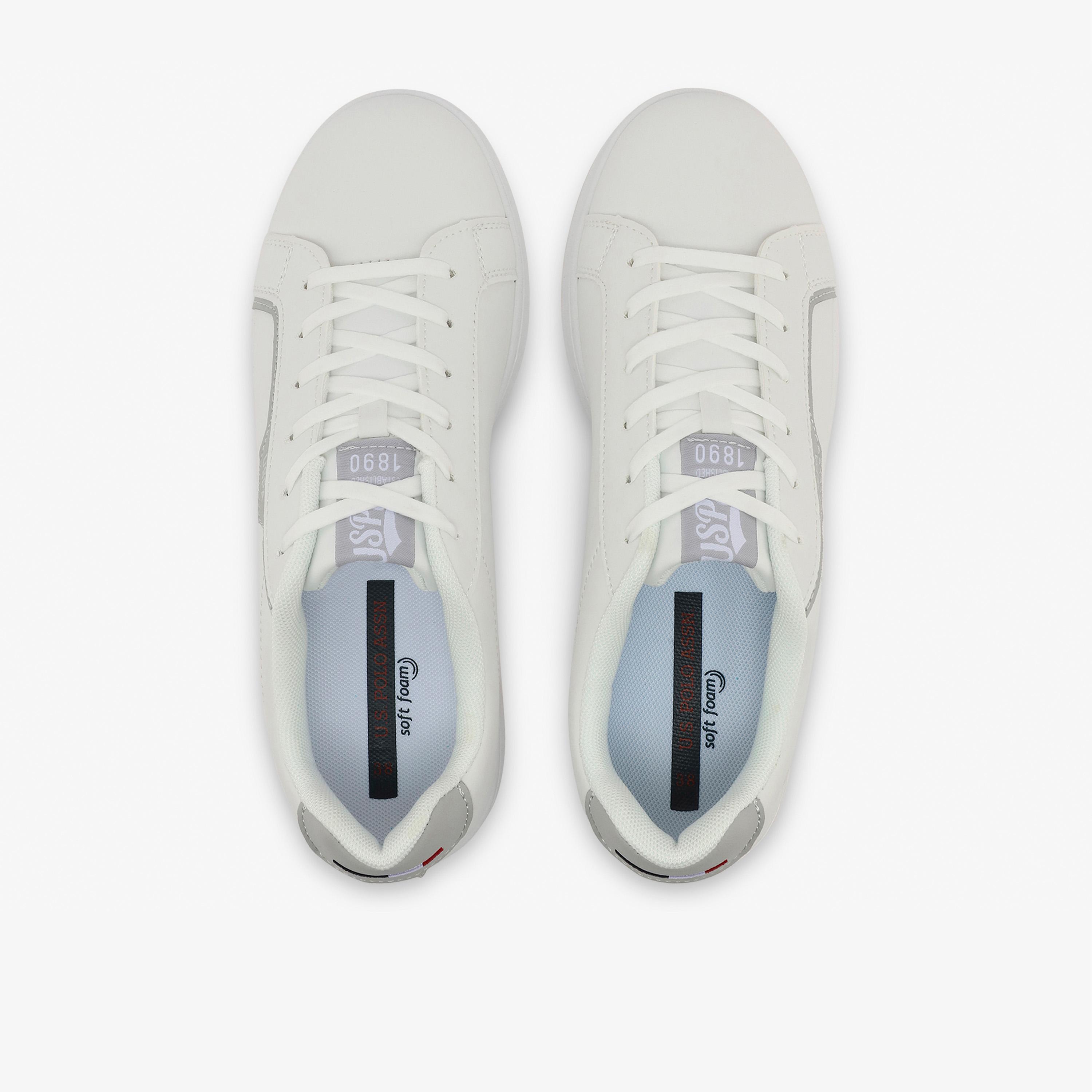 U.S. Polo Assn Women's Lace-Up Flat Low Ankle Sneakers | COMO-GLB-6FX-women-shoes-sneakers-image-4
