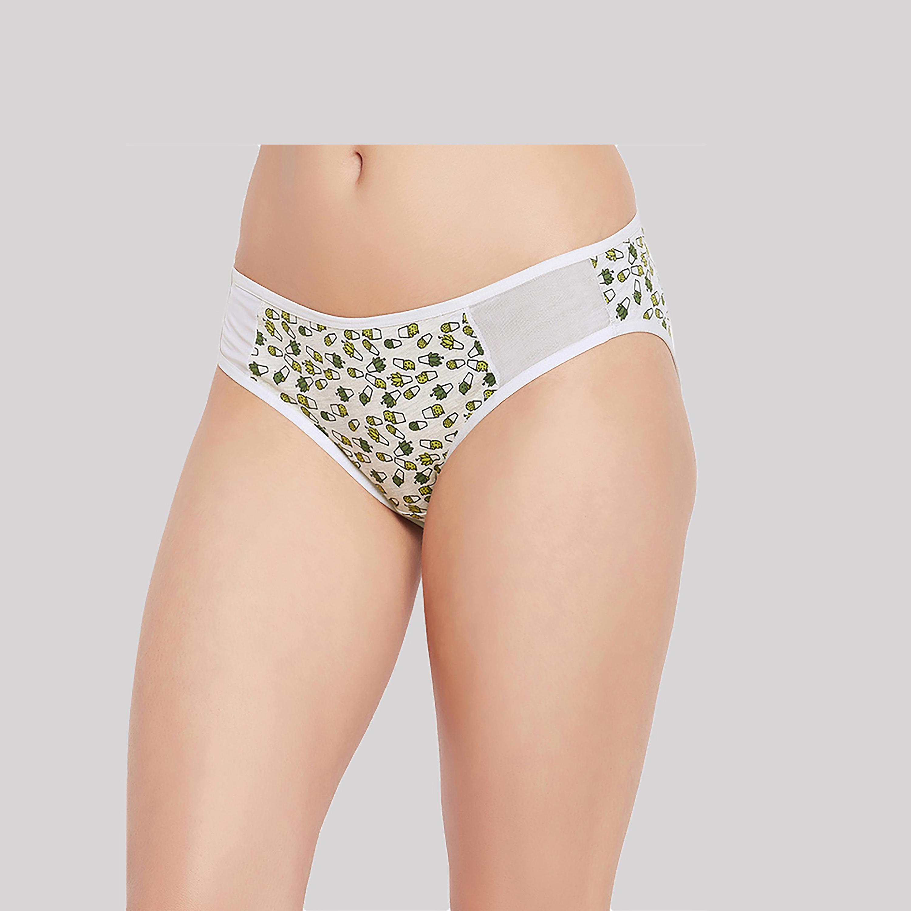 Clovia Pack of 3 Low Waist Printed Bikini Panties with Powernet Panel-women-clothing-lingerie-panties-image-3