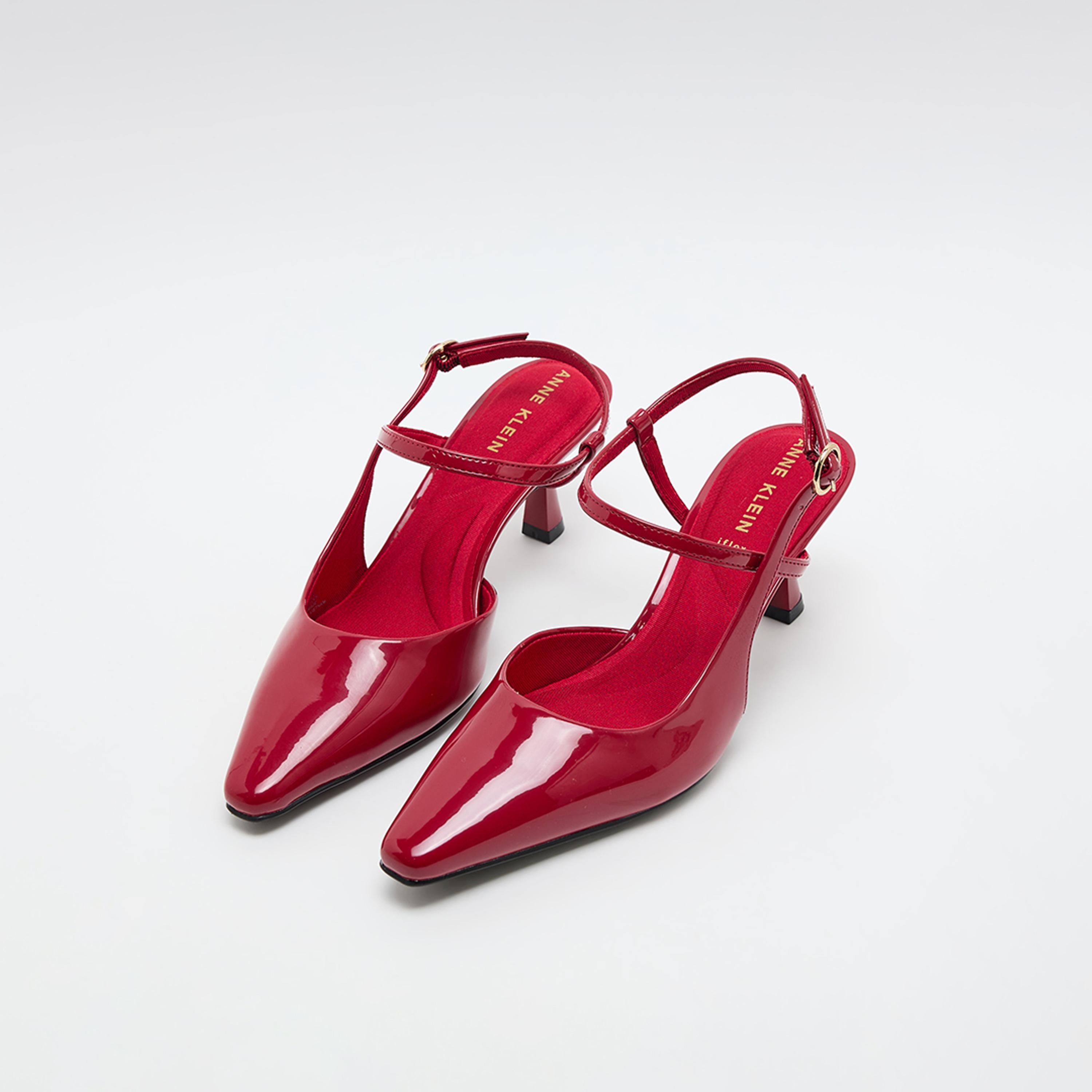 آن كلين - حذاء نسائي بكعب عالٍ واسع من الأسفل مع إبزيم-women-shoes-sandals-heeled-image-4