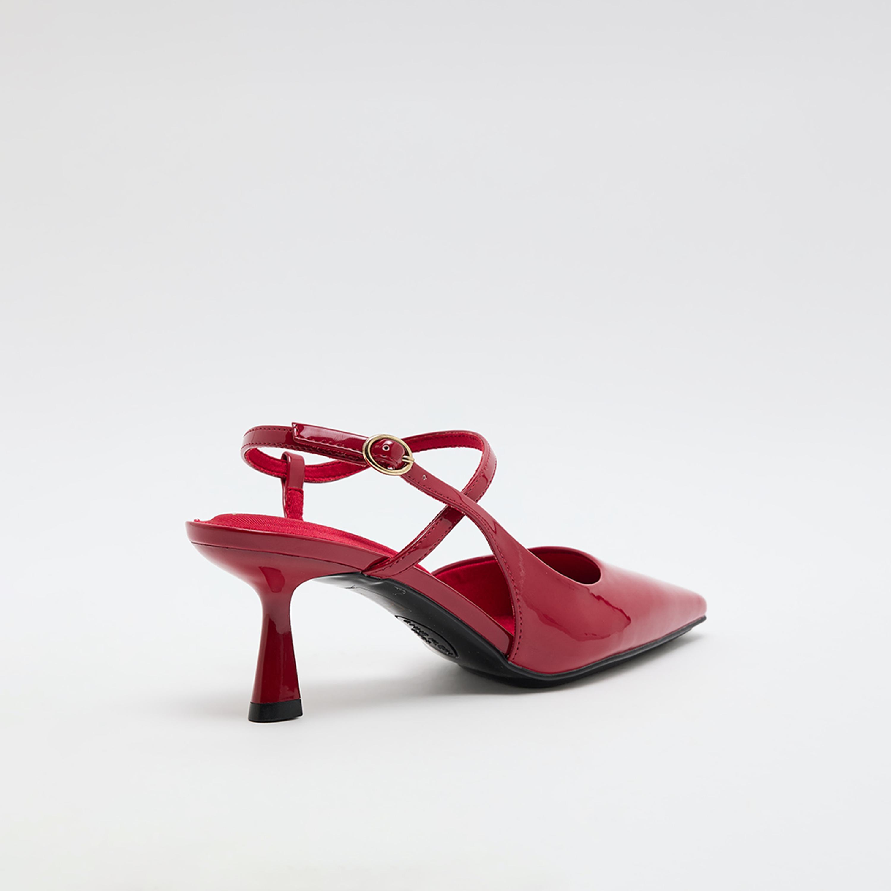 آن كلين - حذاء نسائي بكعب عالٍ واسع من الأسفل مع إبزيم-women-shoes-sandals-heeled-image-5