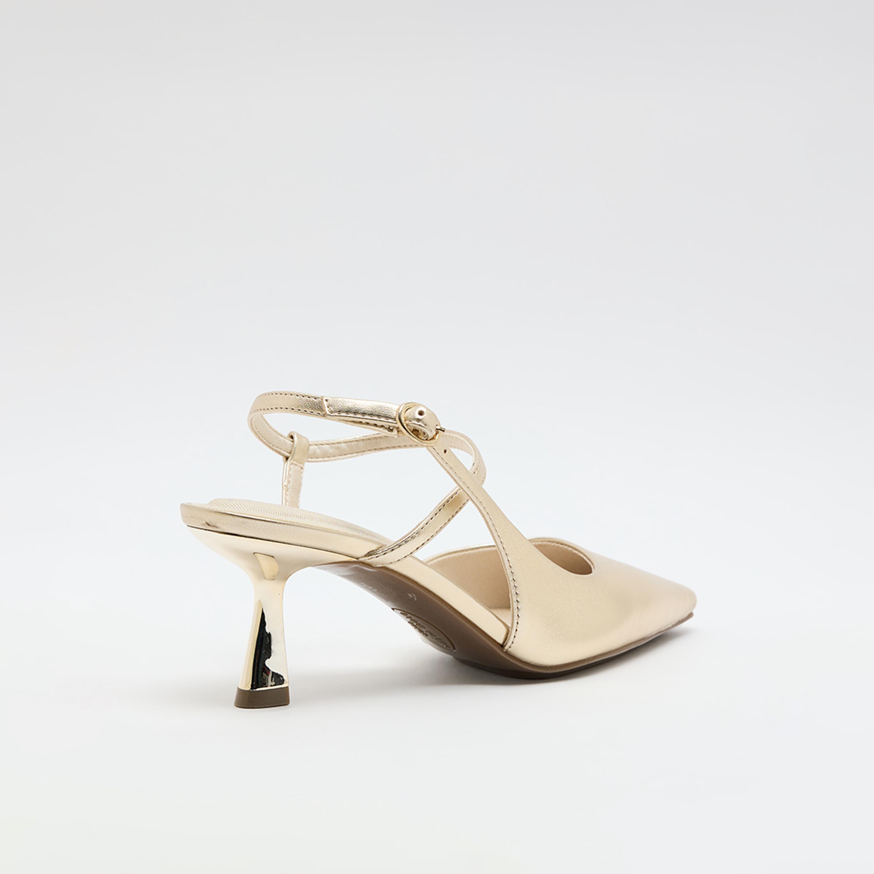 آن كلين - حذاء نسائي بكعب عالٍ واسع من الأسفل مع إبزيم-women-shoes-sandals-heeled-image-11