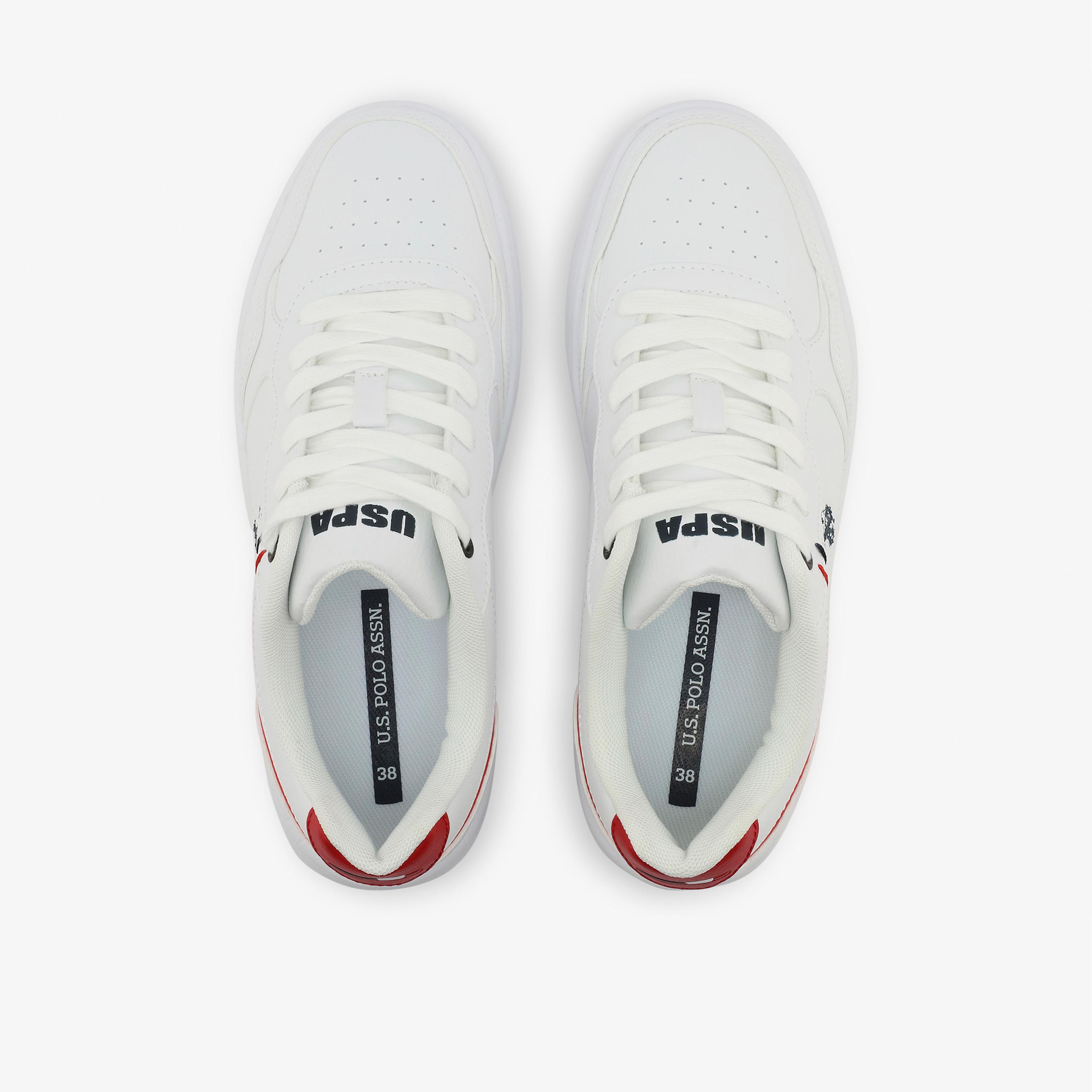 U.S. Polo Assn Women's Lace-Up Chunky Low Ankle Sneakers | COSMOS-GLB-6FX-women-shoes-sneakers-image-4