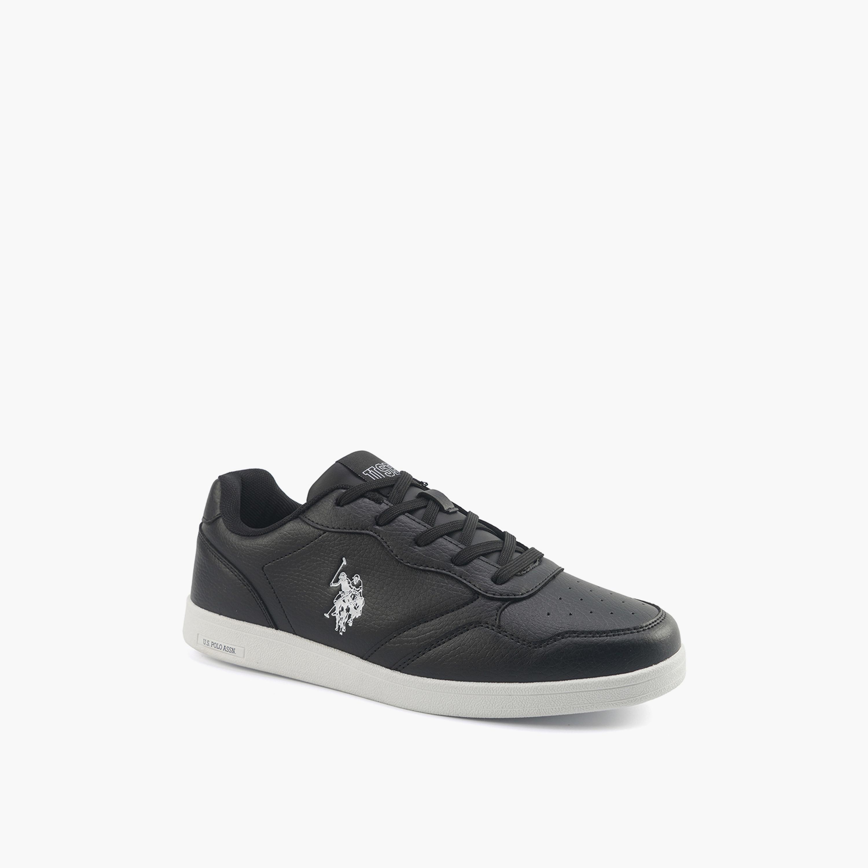 يو إس بولو أسوسييشن. - حذاء رياضي نسائي مسطح برباط بكاحل منخفض | COSTER_GLB_5PR_WOMEN_OD-women-shoes-sneakers-image-1