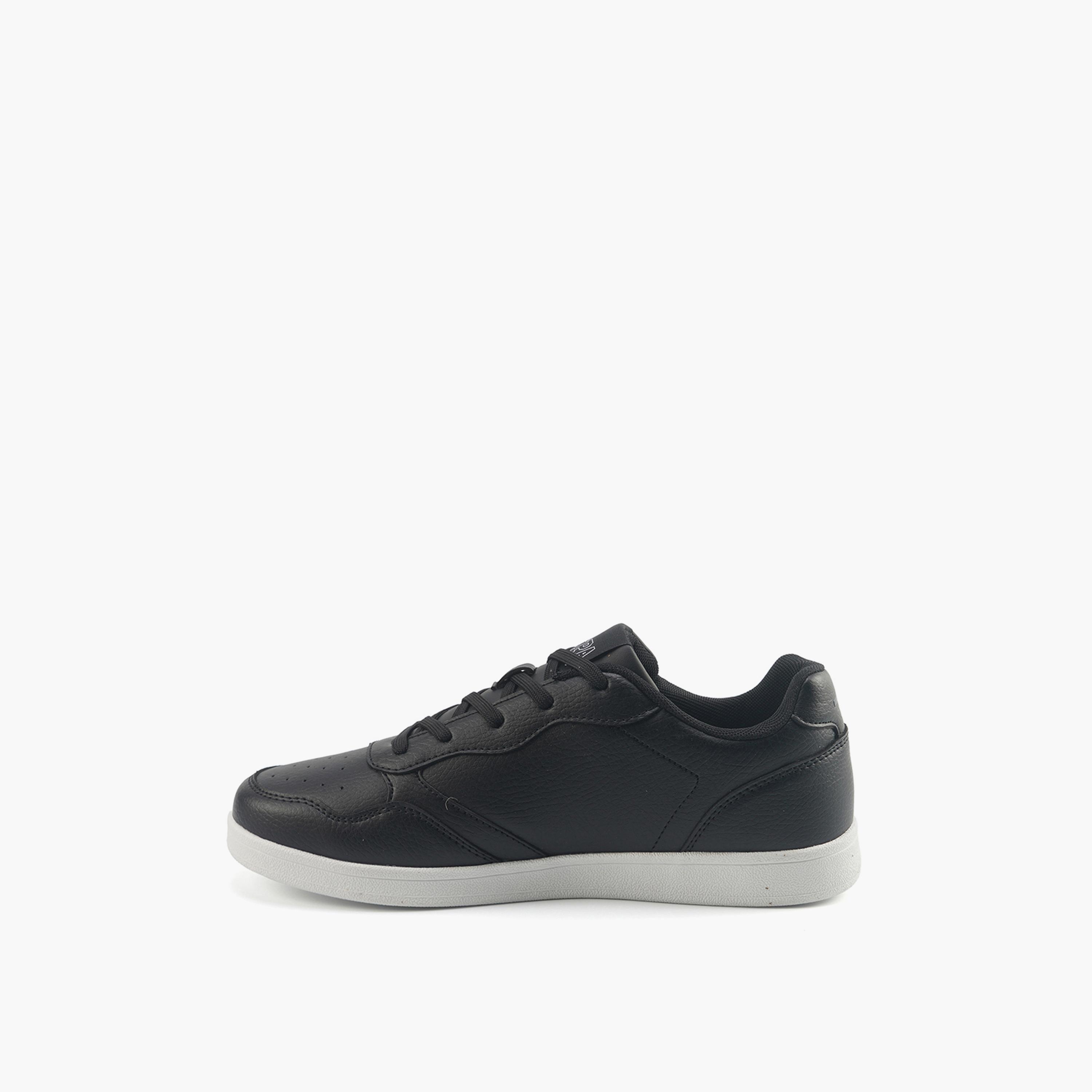 يو إس بولو أسوسييشن. - حذاء رياضي نسائي مسطح برباط بكاحل منخفض | COSTER_GLB_5PR_WOMEN_OD-women-shoes-sneakers-image-2