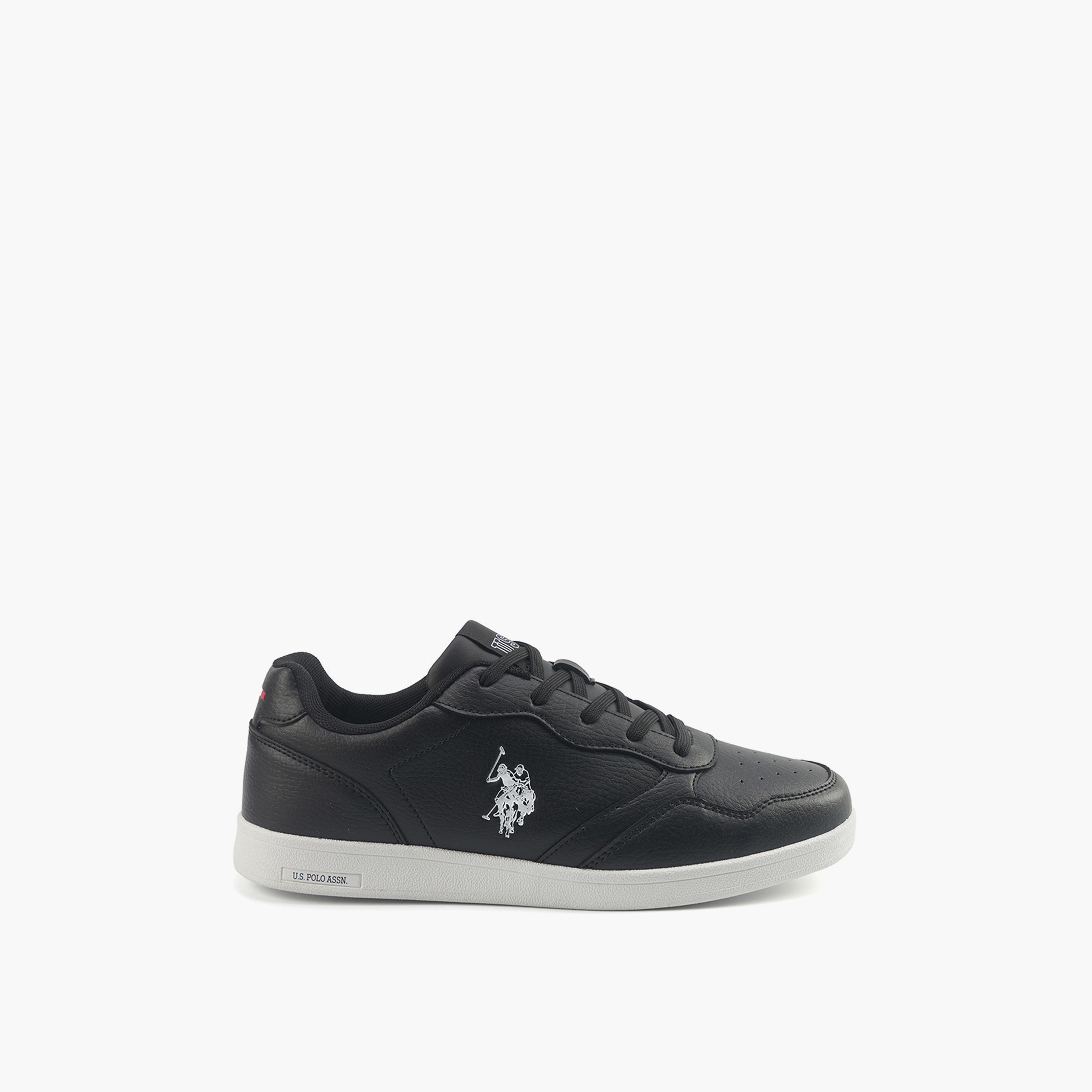 يو إس بولو أسوسييشن. - حذاء رياضي نسائي مسطح برباط بكاحل منخفض | COSTER_GLB_5PR_WOMEN_OD-women-shoes-sneakers-image-3