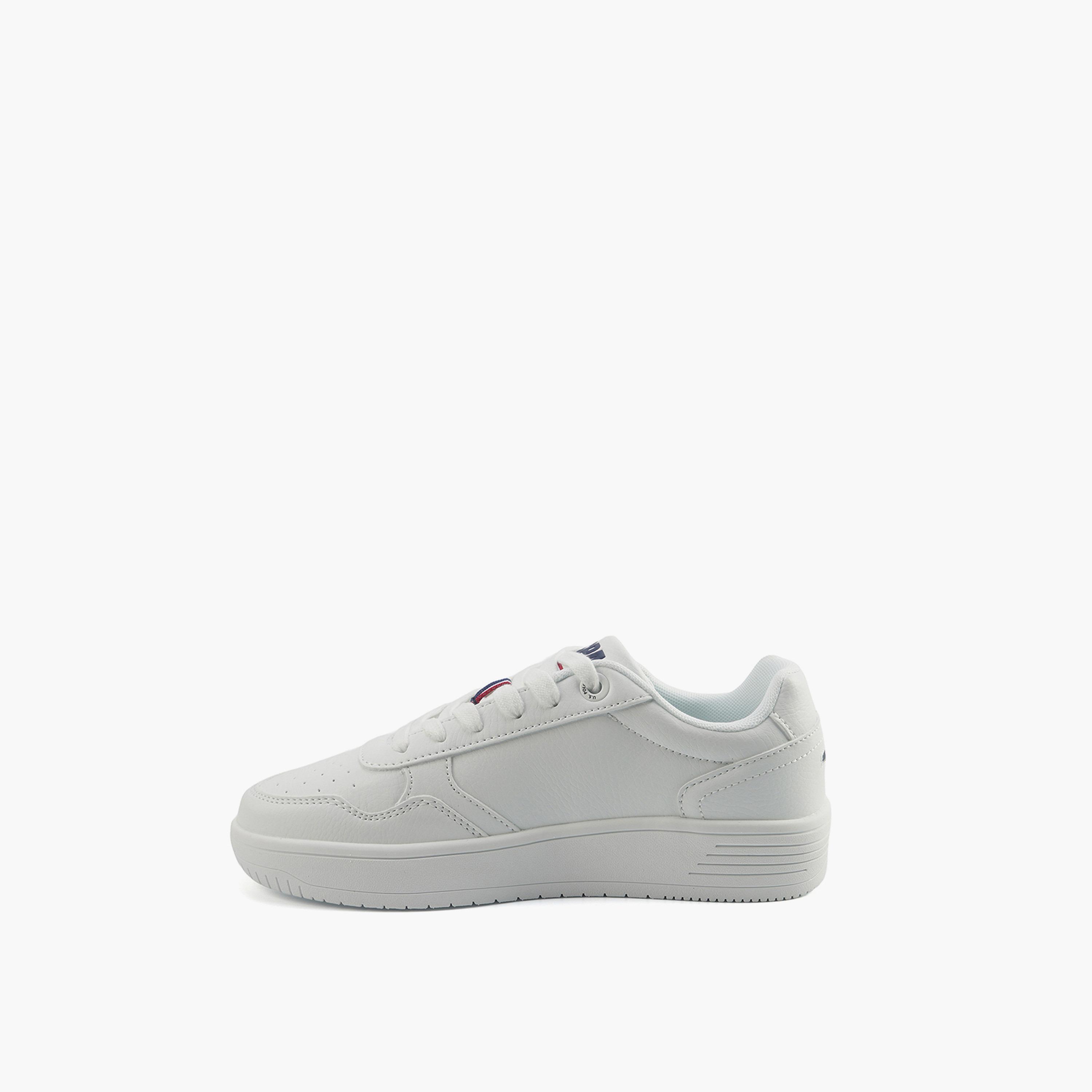 U.S. Polo Assn Women's Lace-Up Low Ankle Sneakers | COSTER-GLB-5PR-WOMEN-OD-women-shoes-sneakers-image-3