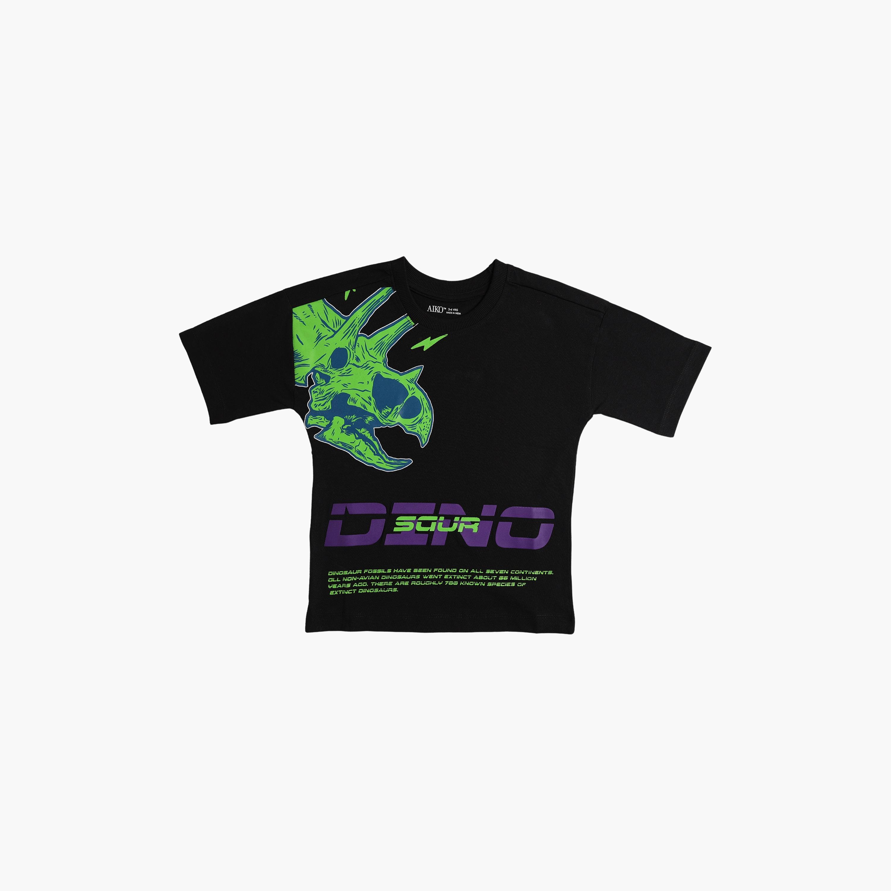 AIKO Dino Printed Short Sleeves T-Shirt-boys-clothing-tshirtsandpolos-image-1