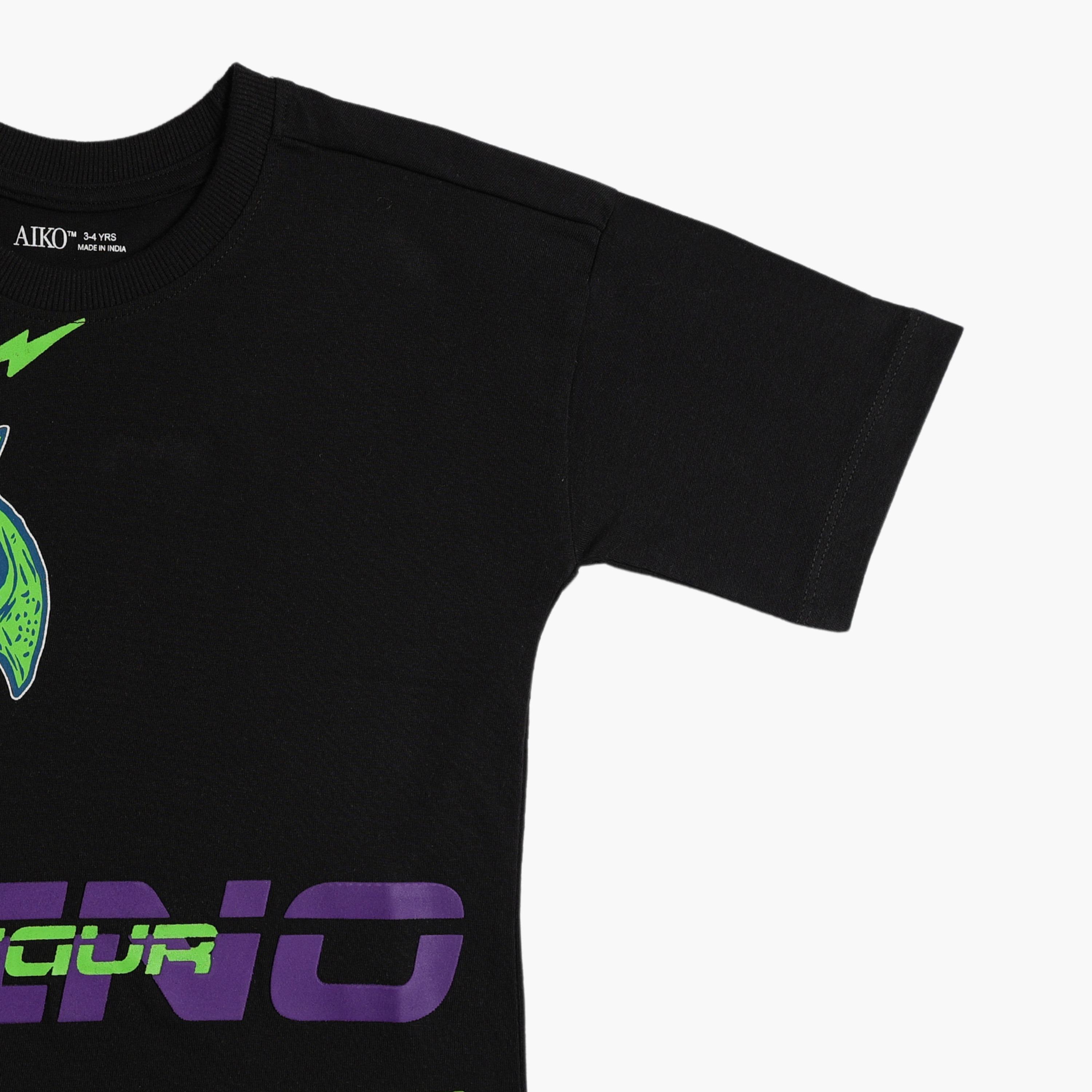AIKO Dino Printed Short Sleeves T-Shirt-boys-clothing-tshirtsandpolos-image-3