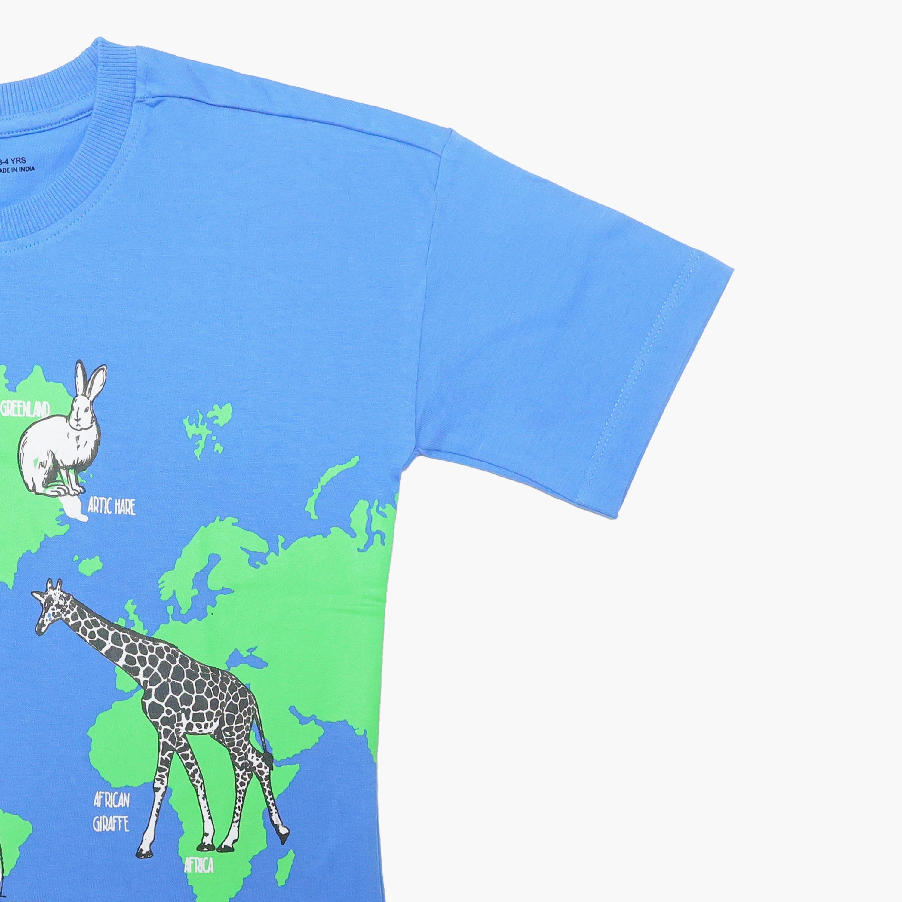 AIKO Earth Printed Short Sleeves T-Shirt-boys-clothing-tshirtsandpolos-image-3