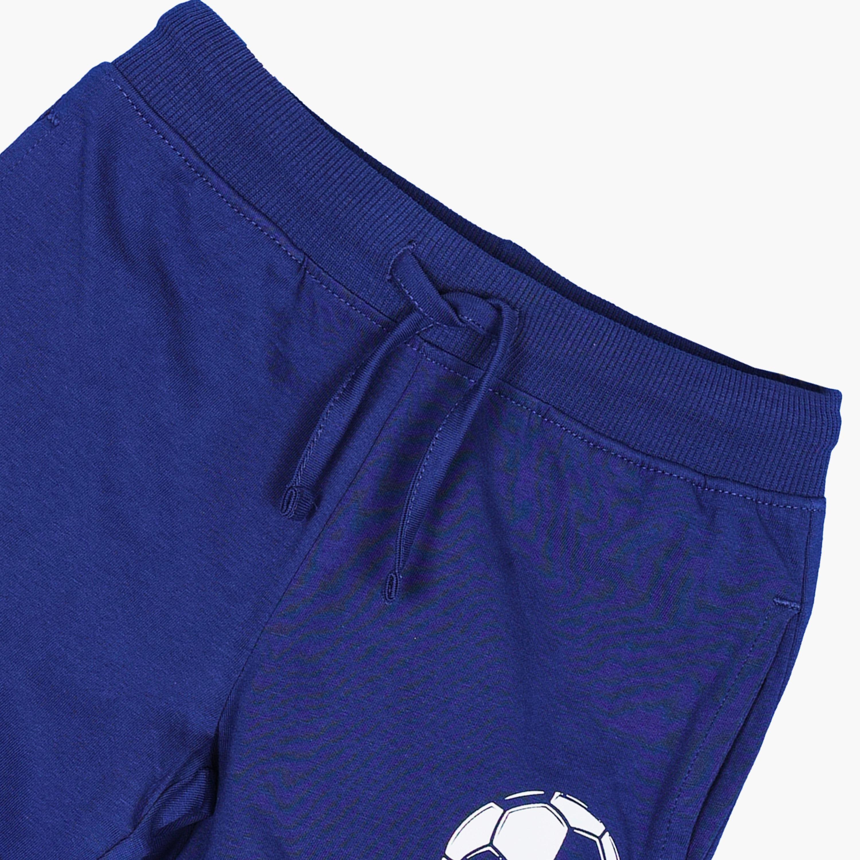 طقم تي شيرت بدون أكمام بطبعة سبورتس قطعتين مع شورت من أيكو-boys-clothing-setsandcoords-image-3
