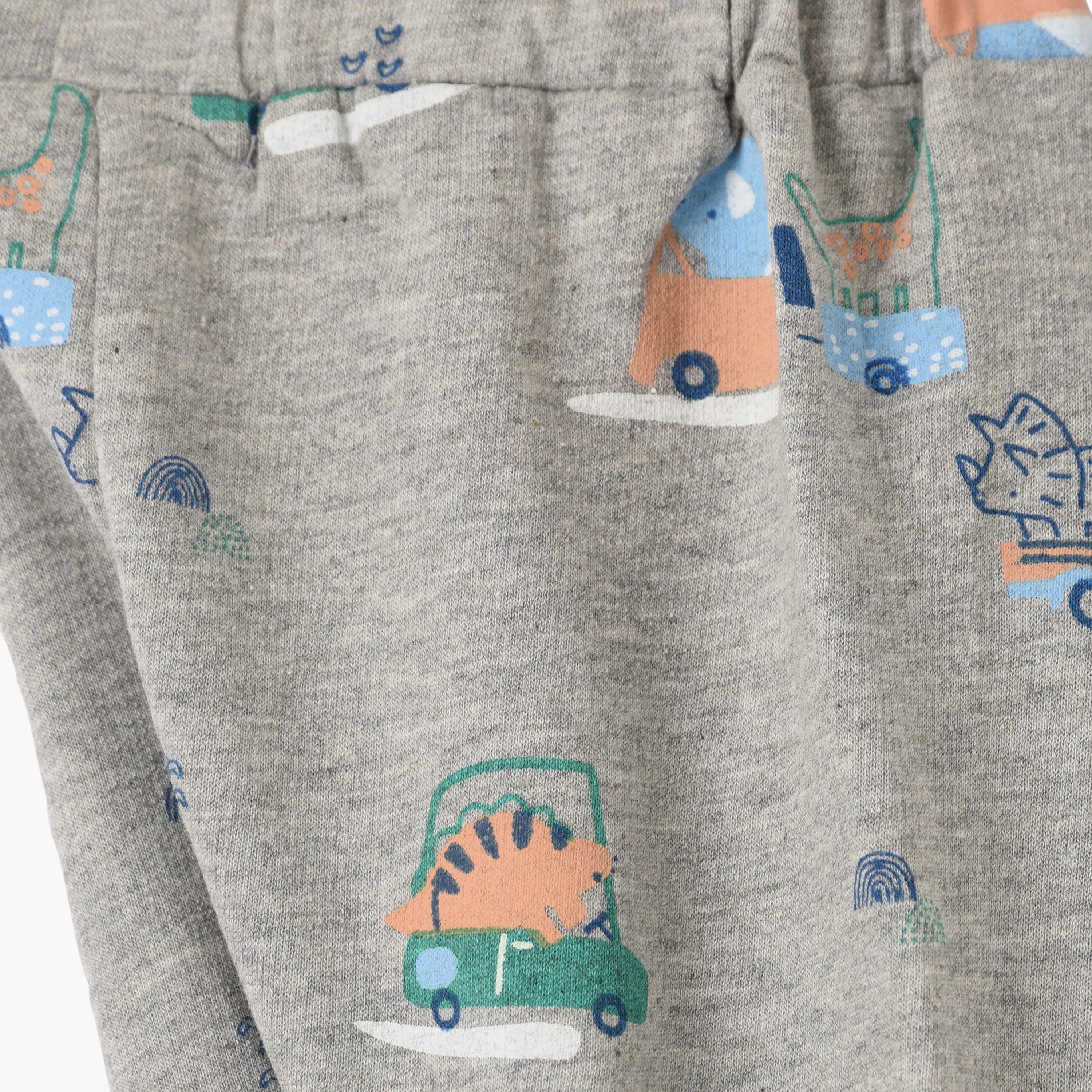 UniqKidz Cotton Printed Joggers-baby-boys-clothing-bottoms-joggersandtrackpants-image-3