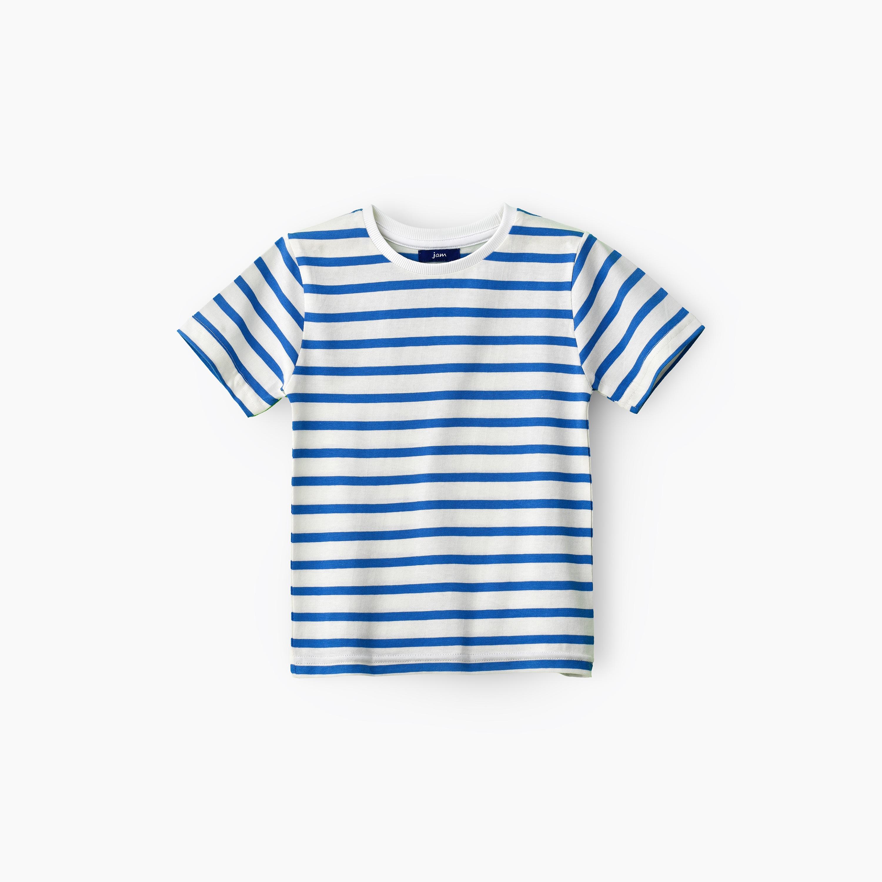 UniqKidz Striped Short Sleeves T-Shirt-boys-clothing-tshirtsandpolos-image-1