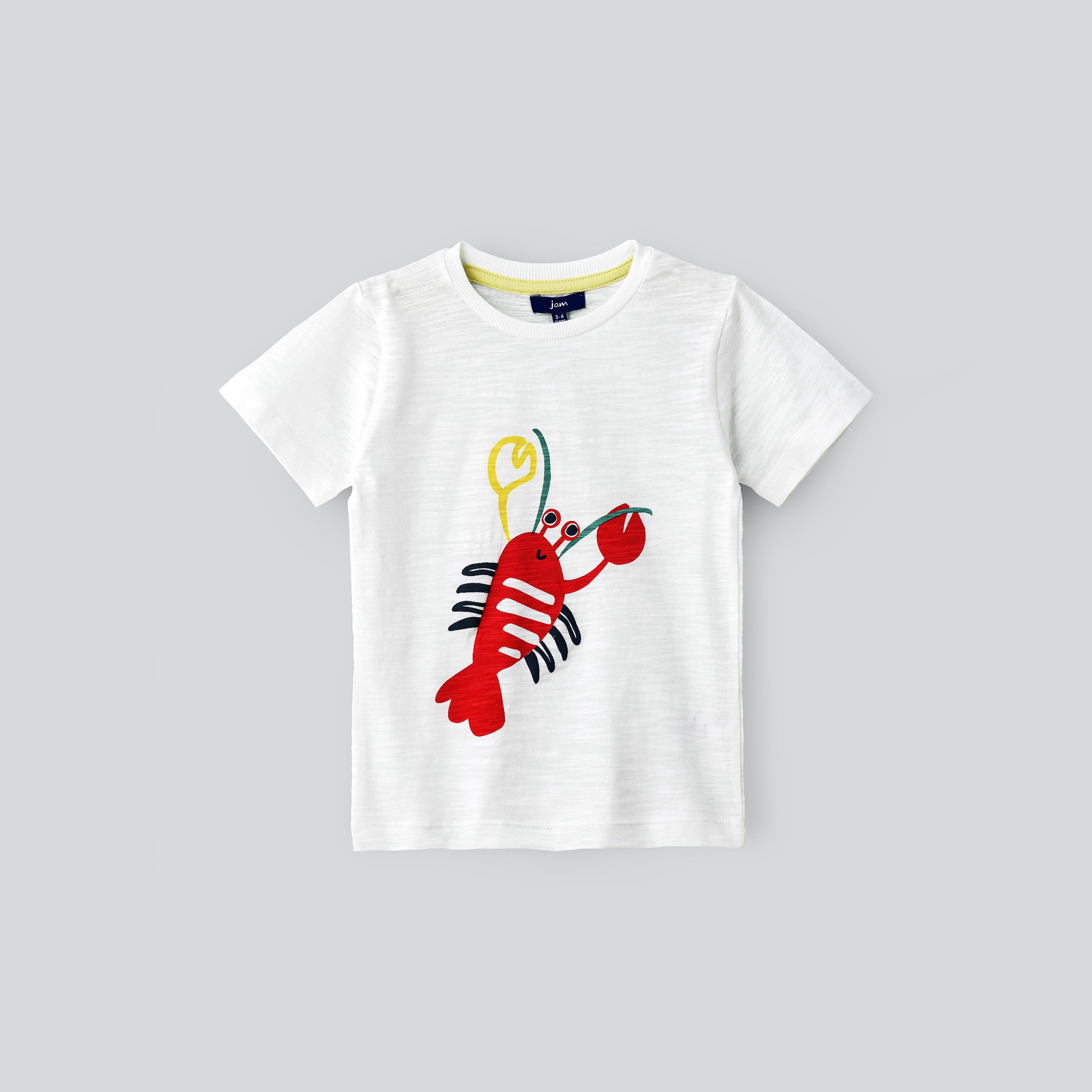 UniqKidz Lobster Printed Short Sleeves T-Shirt-boys-clothing-tshirtsandpolos-image-1