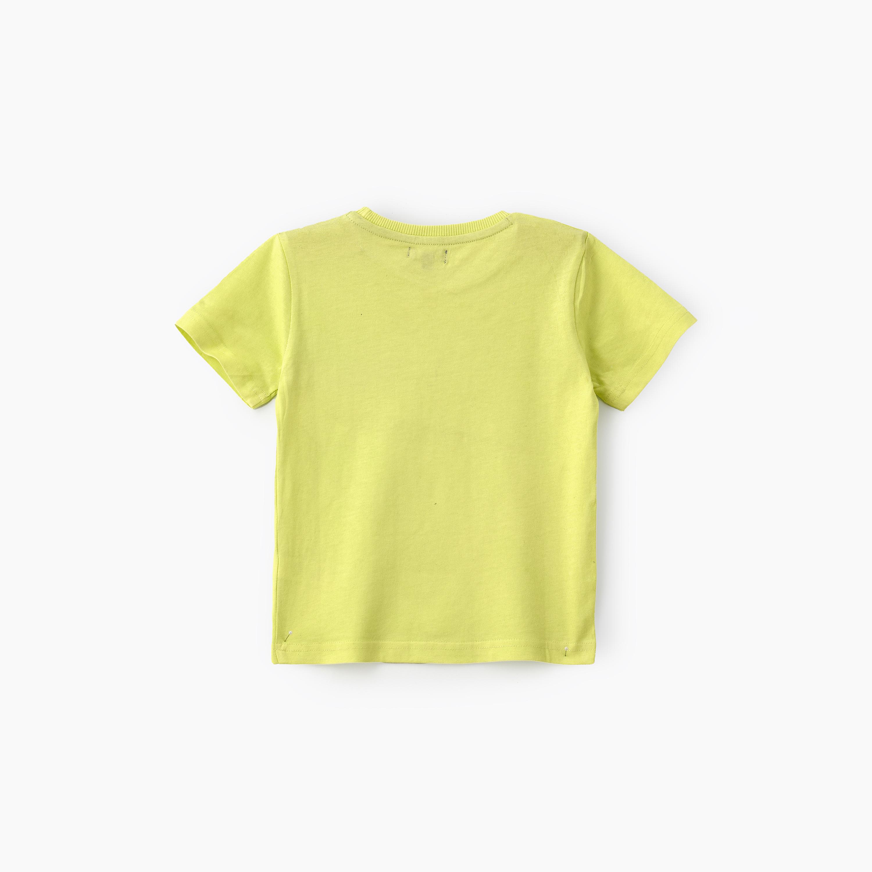 تي شيرت بأكمام قصيرة بطبعة ديناصور من يونيكيدز-boys-clothing-tshirtsandpolos-image-2
