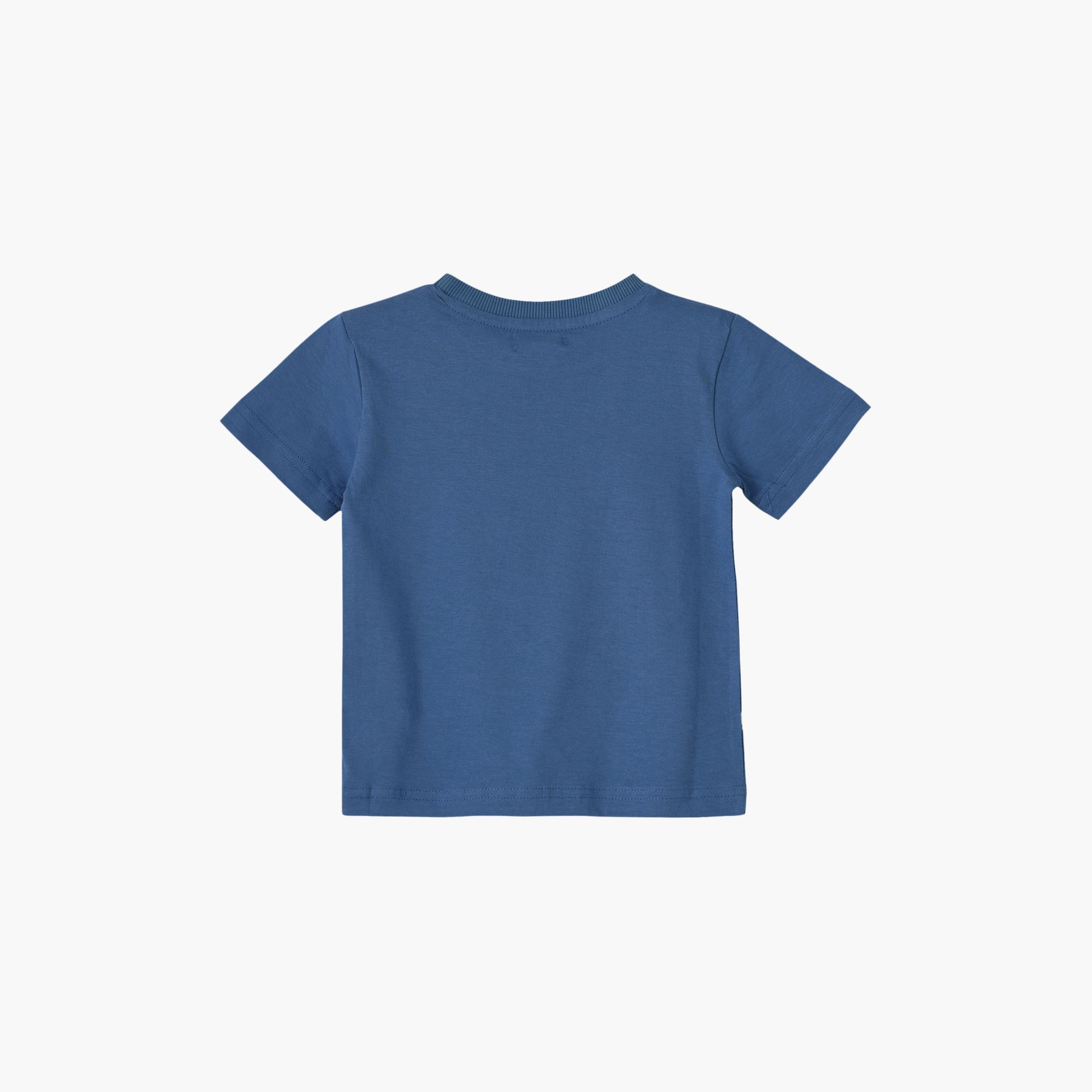 UniqKidz Cotton Short Sleeves Printed T- Shirt-boys-clothing-tshirtsandpolos-image-2