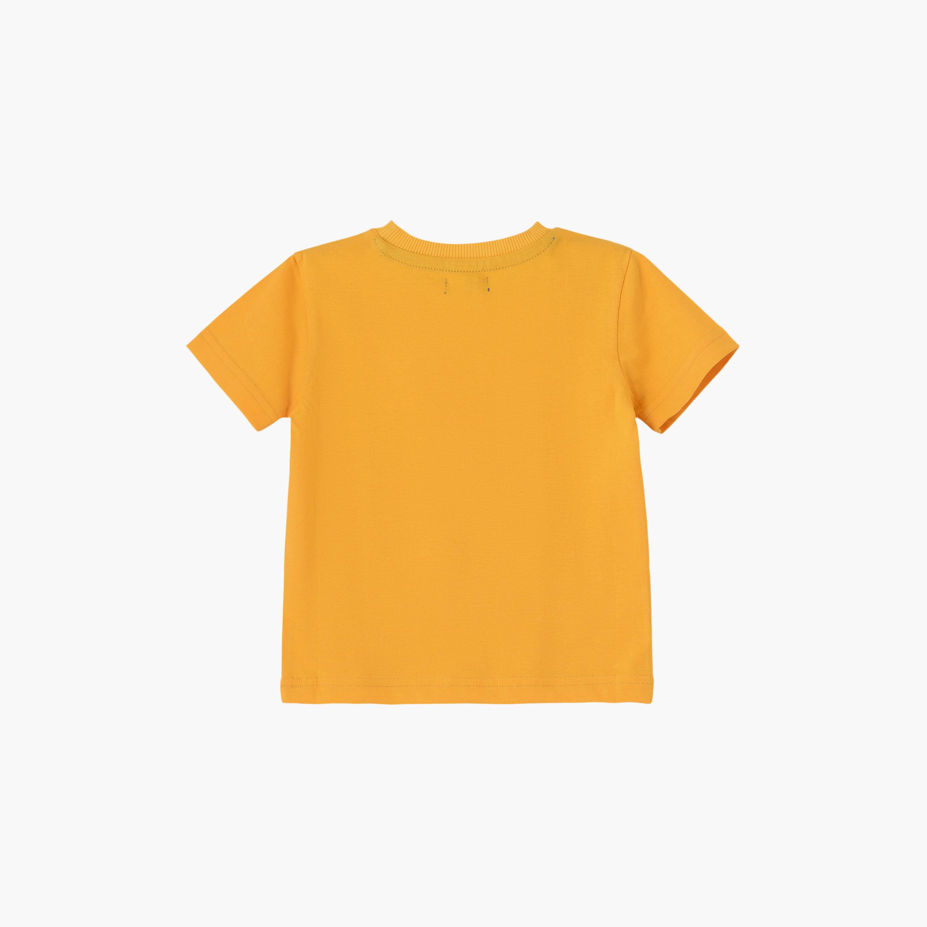 UniqKidz Cotton Short Sleeves Printed T- Shirt-boys-clothing-tshirtsandpolos-image-2