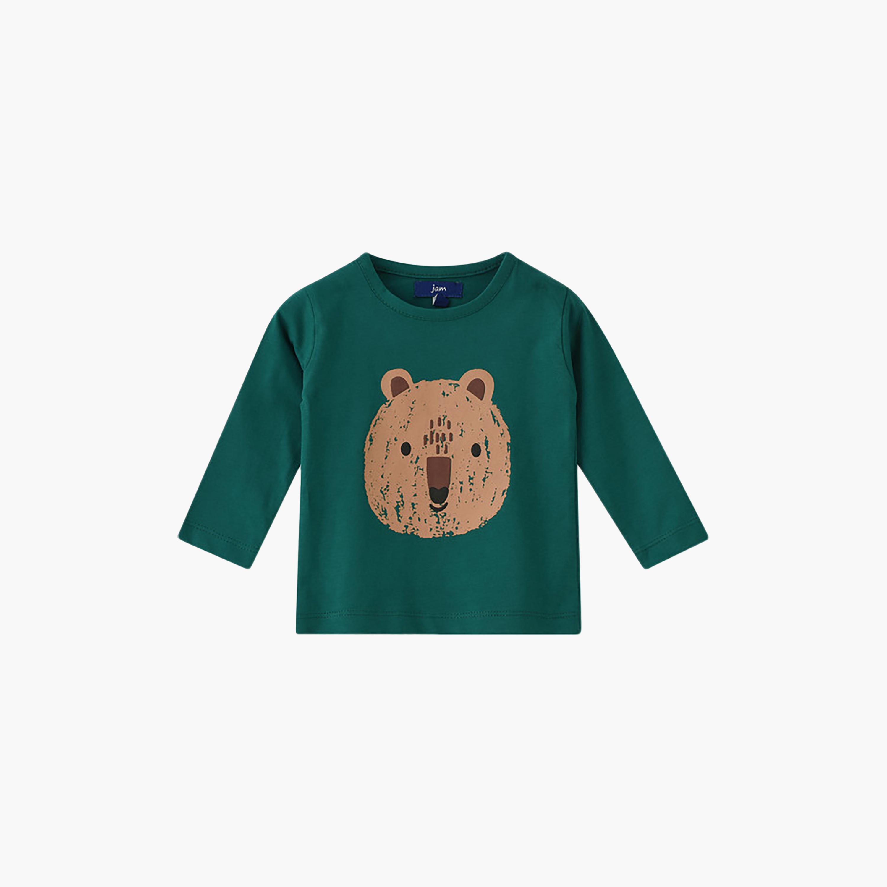 تيشرت بأكمام طويلة بطبعة جرافيك من يونيكيدز-baby-boys-clothing-tshirtsandpolos-image-1