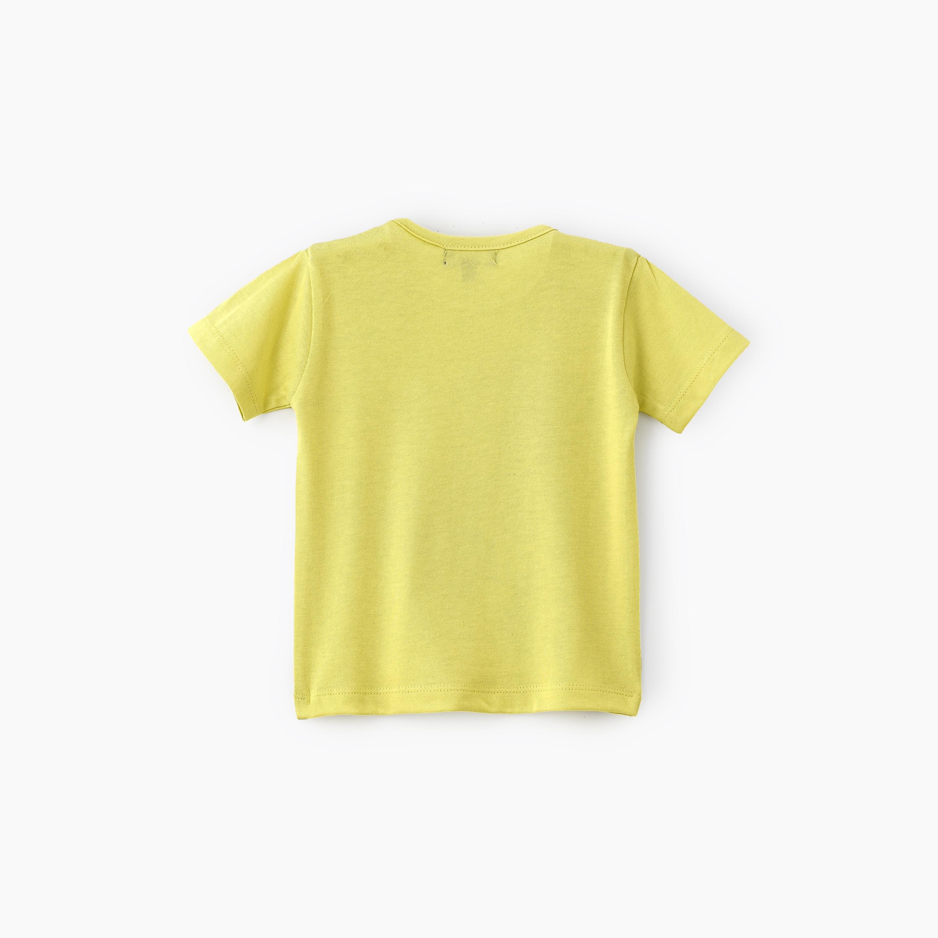 UniqKidz Dinosaur Printed Short Sleeves T-Shirt-baby-boys-clothing-tshirtsandpolos-image-2