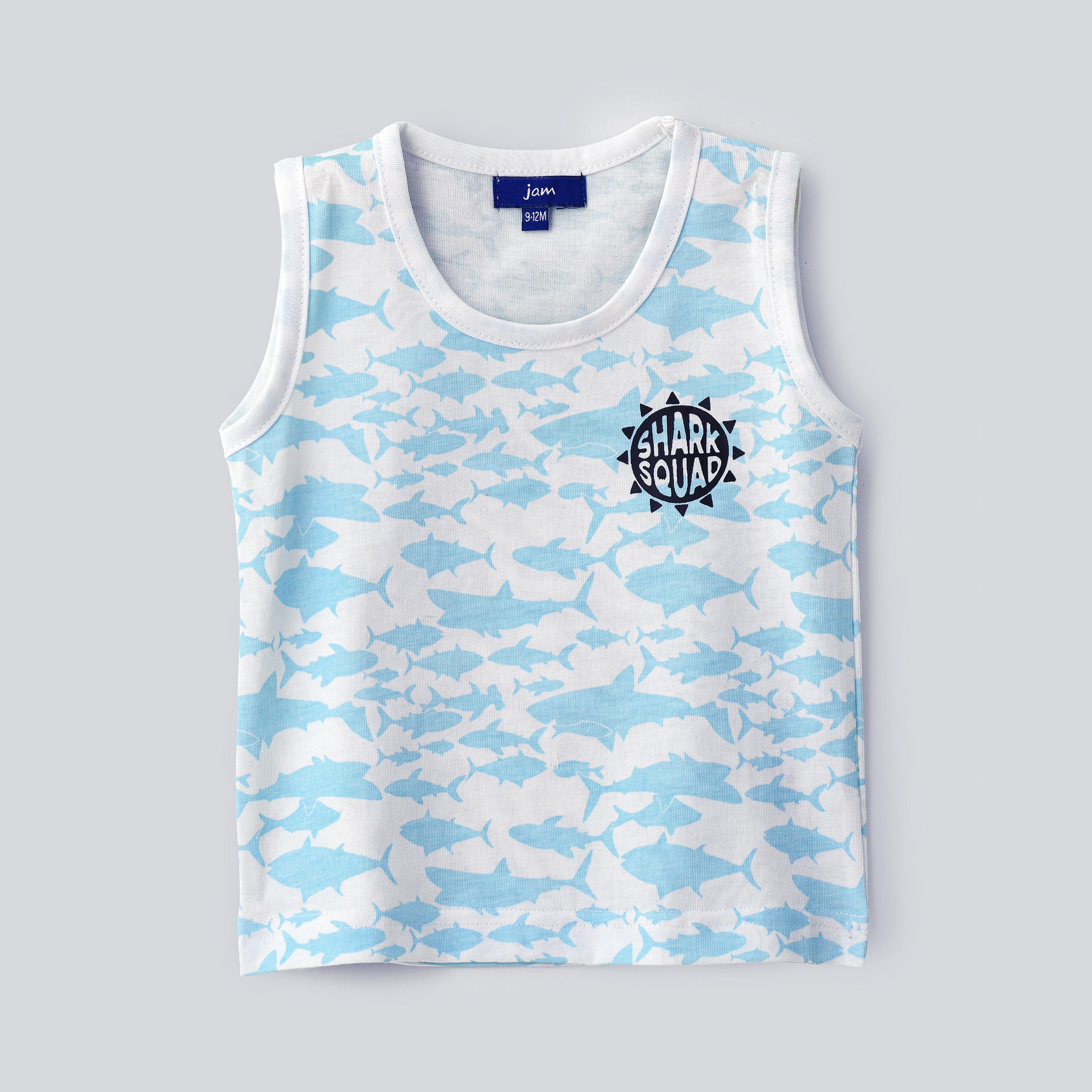UniqKidz Printed Sleeveless T-Shirt-baby-boys-clothing-tshirtsandpolos-image-1
