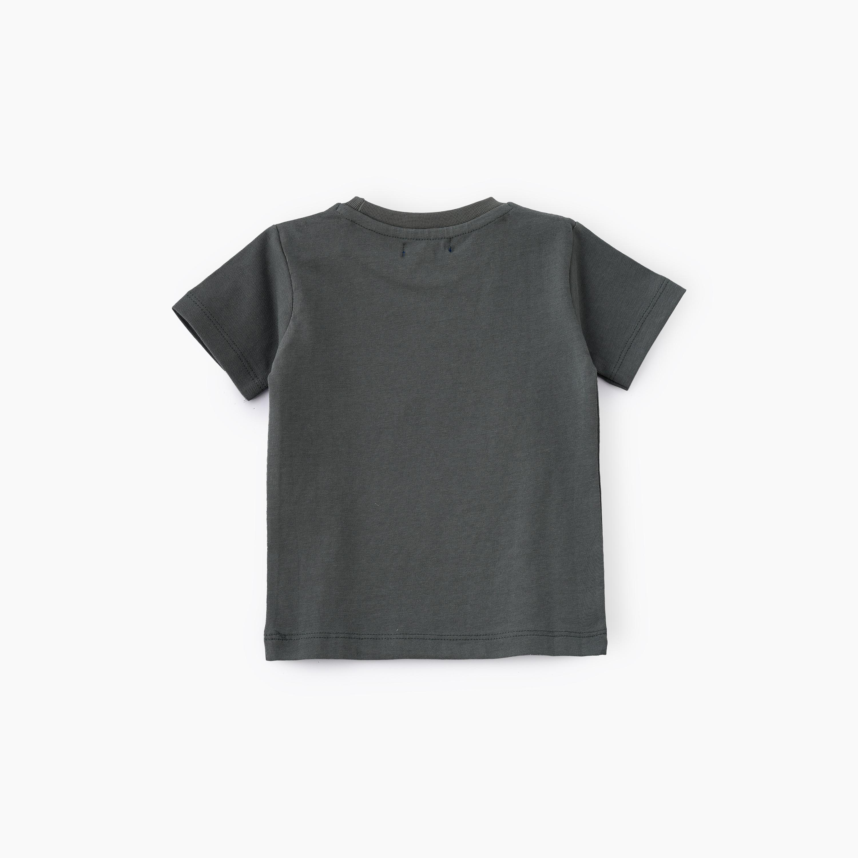 UniqKidz Chameleon Printed Short Sleeves T-Shirt-baby-boys-clothing-tshirtsandpolos-image-2