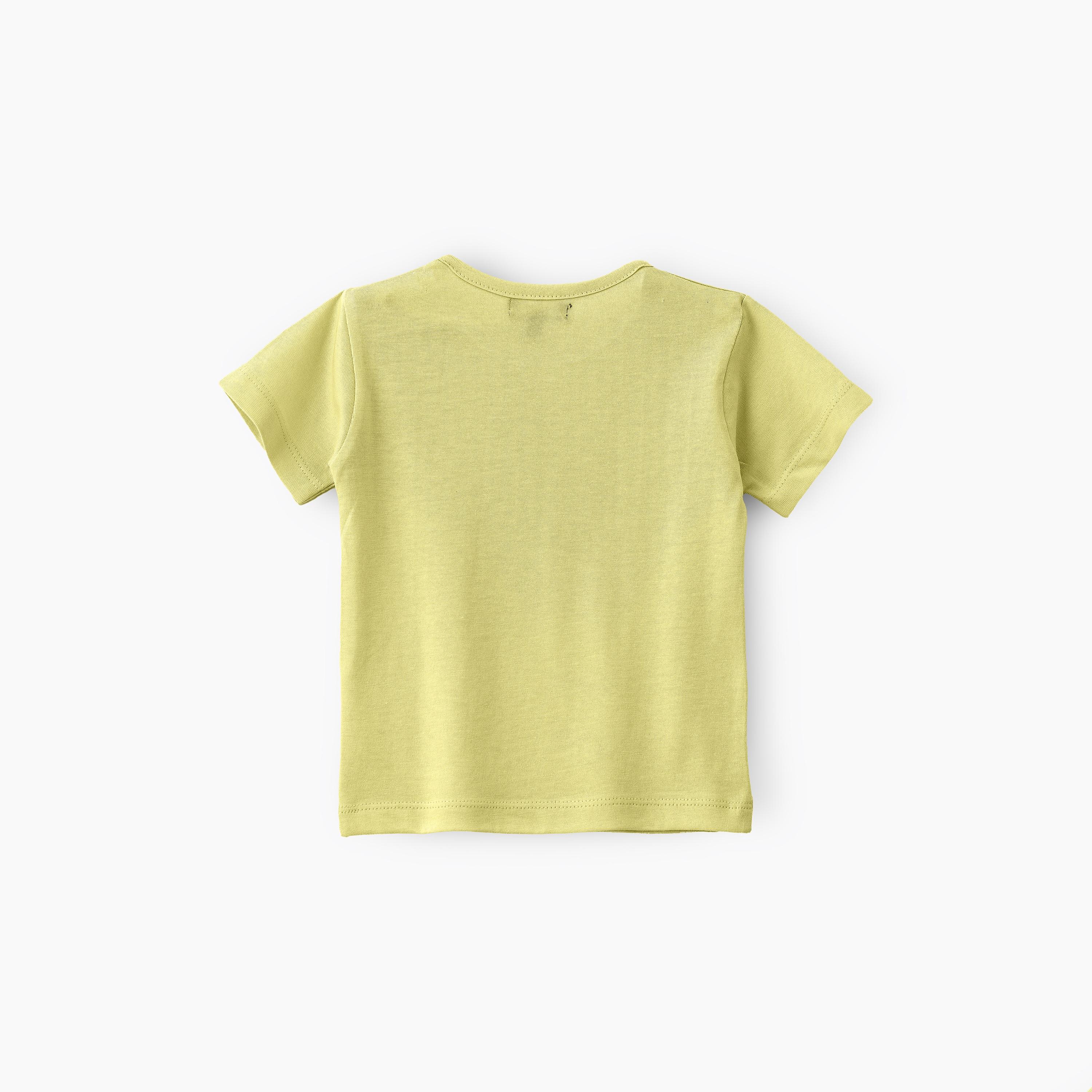 UniqKidz Dinosaur Printed Short Sleeves T-Shirt-baby-boys-clothing-tshirtsandpolos-image-2