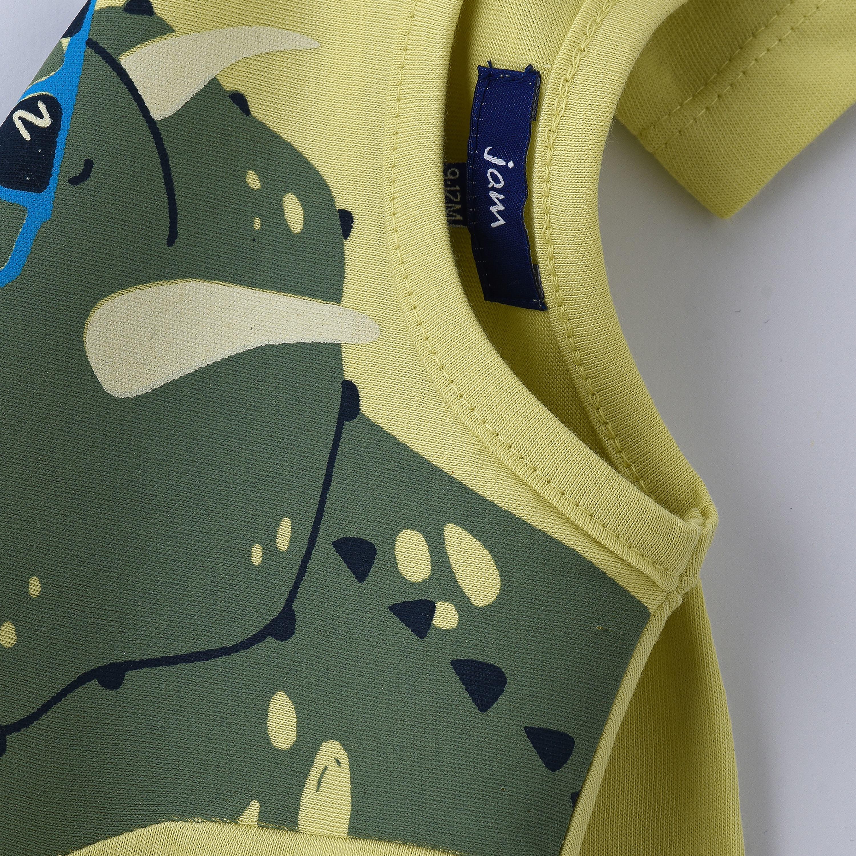 UniqKidz Dinosaur Printed Short Sleeves T-Shirt-baby-boys-clothing-tshirtsandpolos-image-4