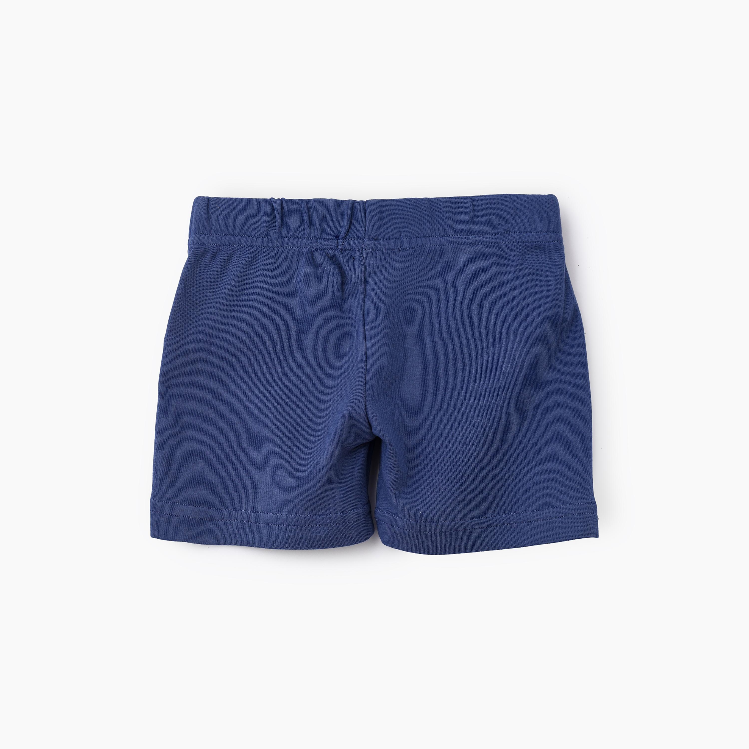 UniqKidz Solid Elasticated Shorts-baby-boys-clothing-bottoms-shorts-image-2