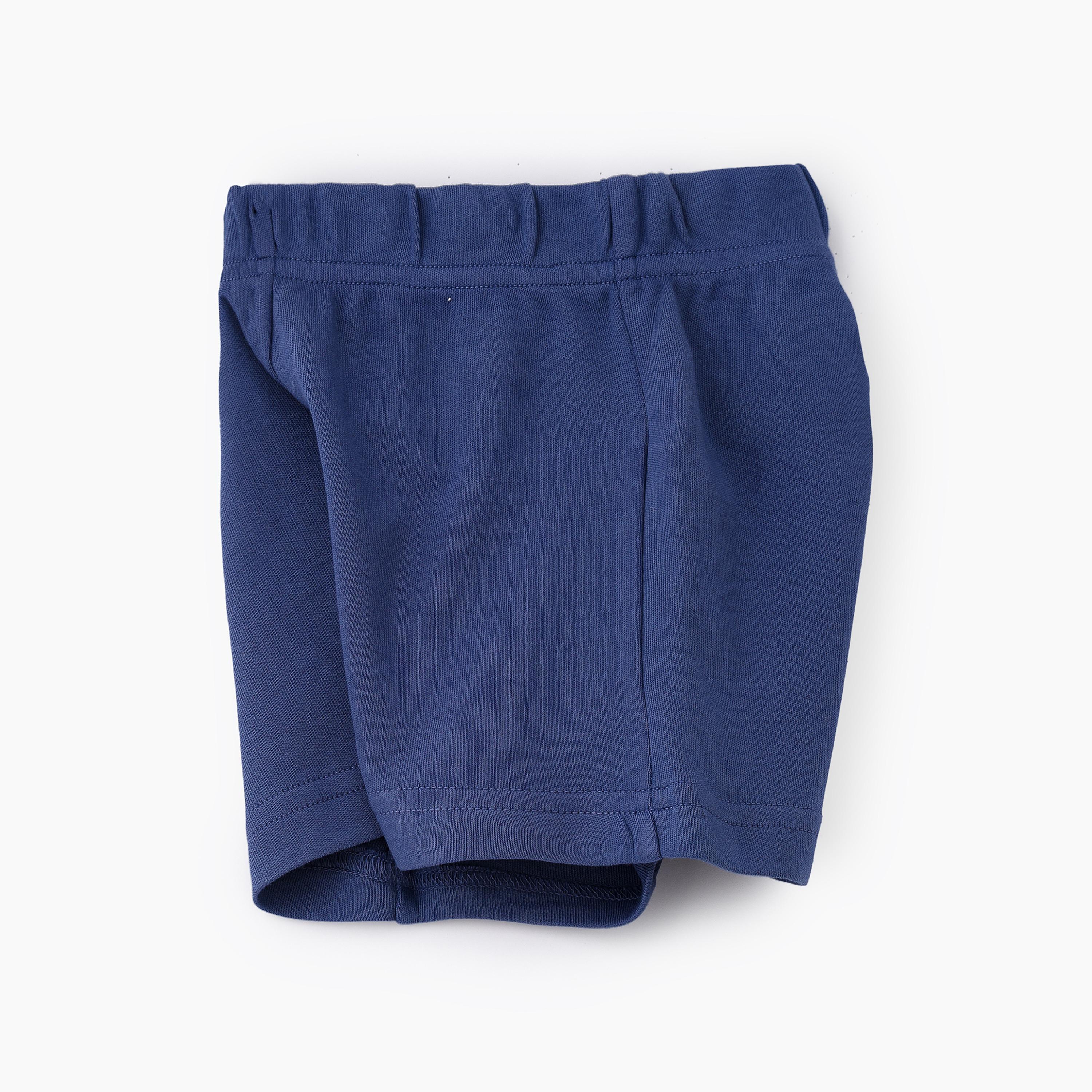 UniqKidz Solid Elasticated Shorts-baby-boys-clothing-bottoms-shorts-image-3