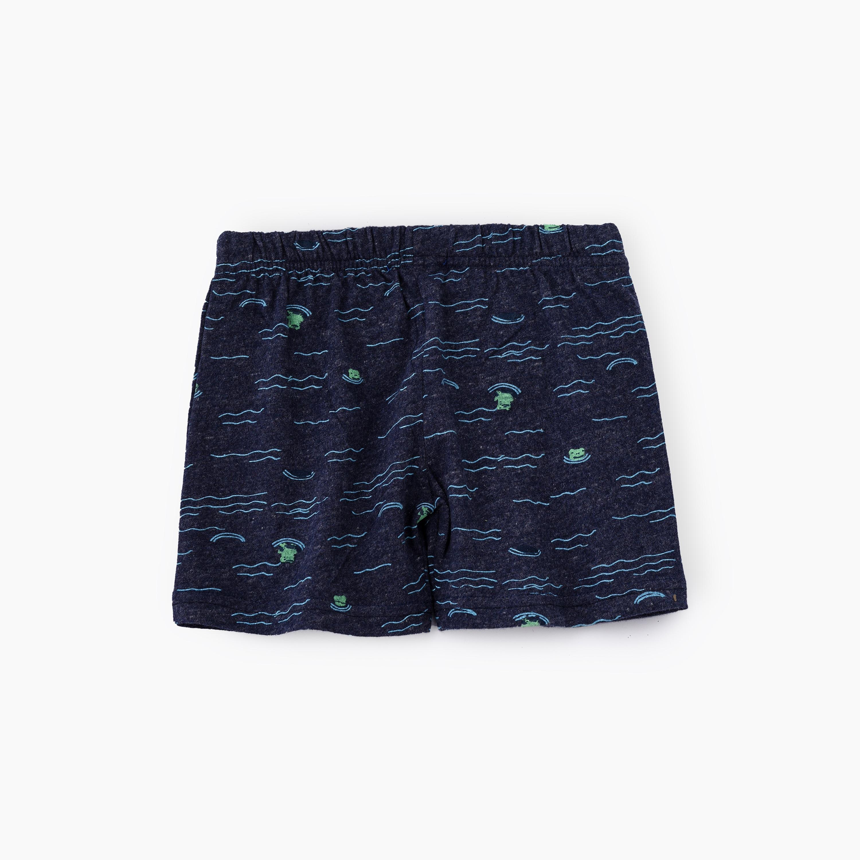 UniqKidz Printed Elasticated Shorts-baby-boys-clothing-bottoms-shorts-image-2