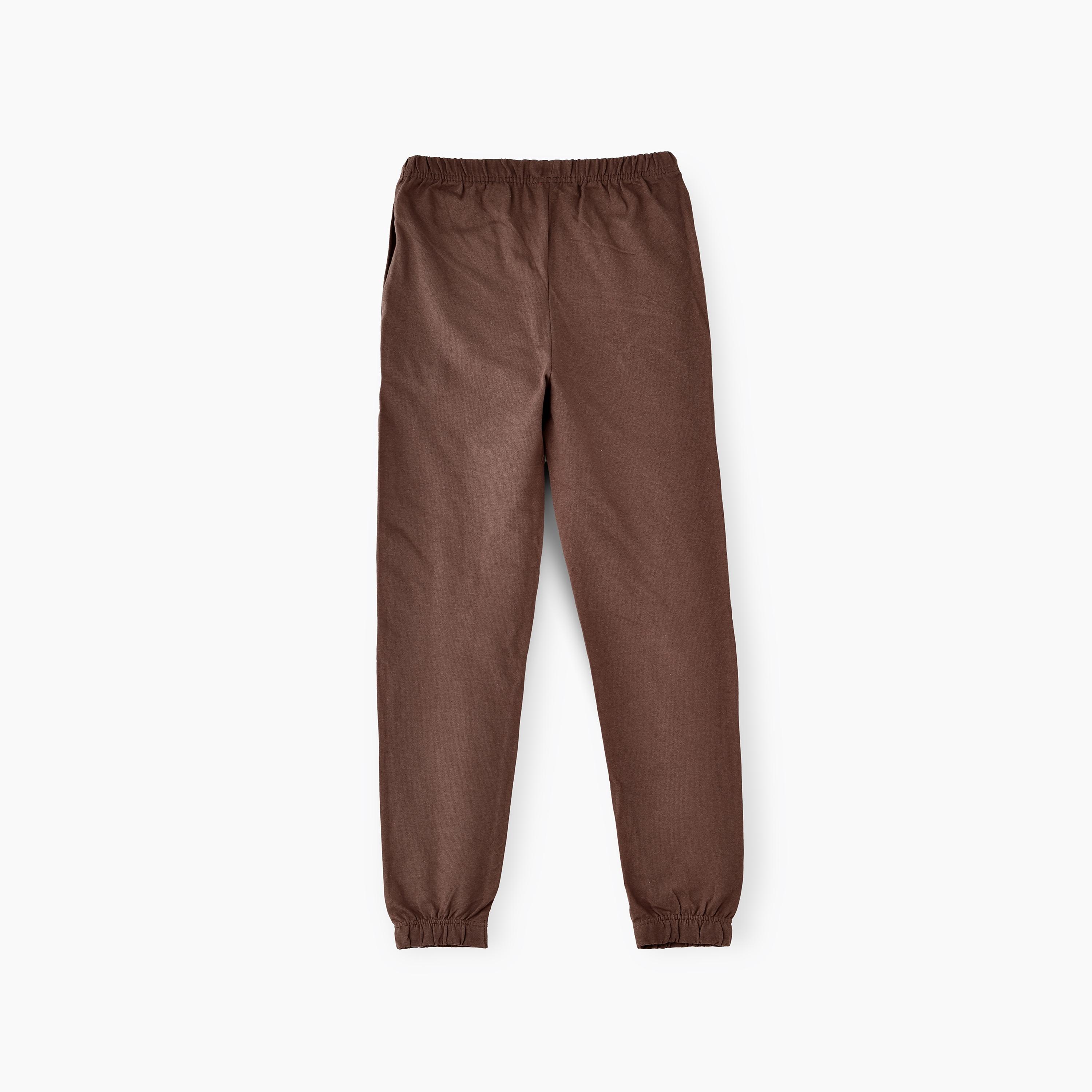 UniqKidz Knitted Joggers for Girls-girls-clothing-bottoms-joggersandtrackpants-image-4