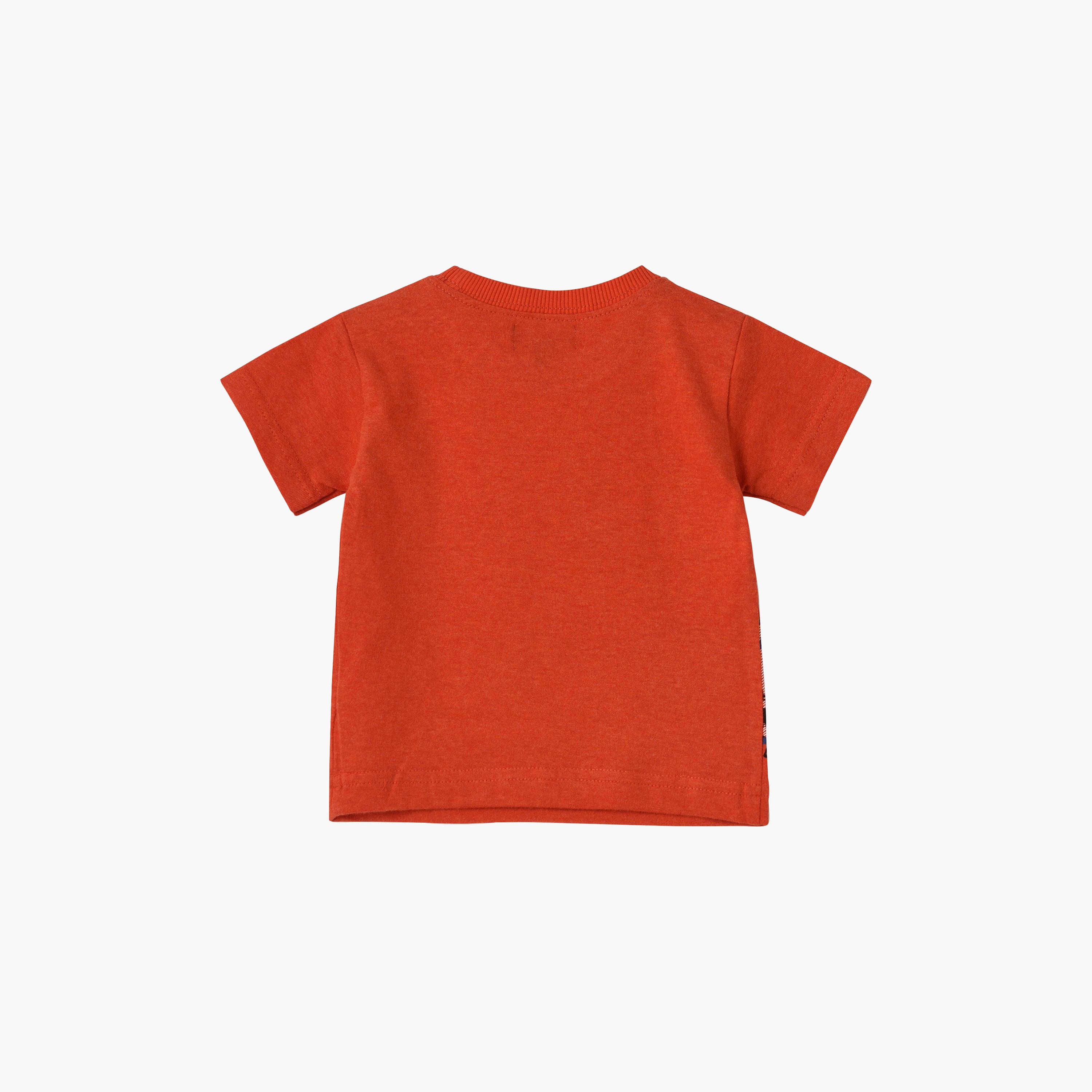 UniqKidz Cotton Short Sleeves Truck Graphic T-Shirt-baby-boys-clothing-tshirtsandpolos-image-2