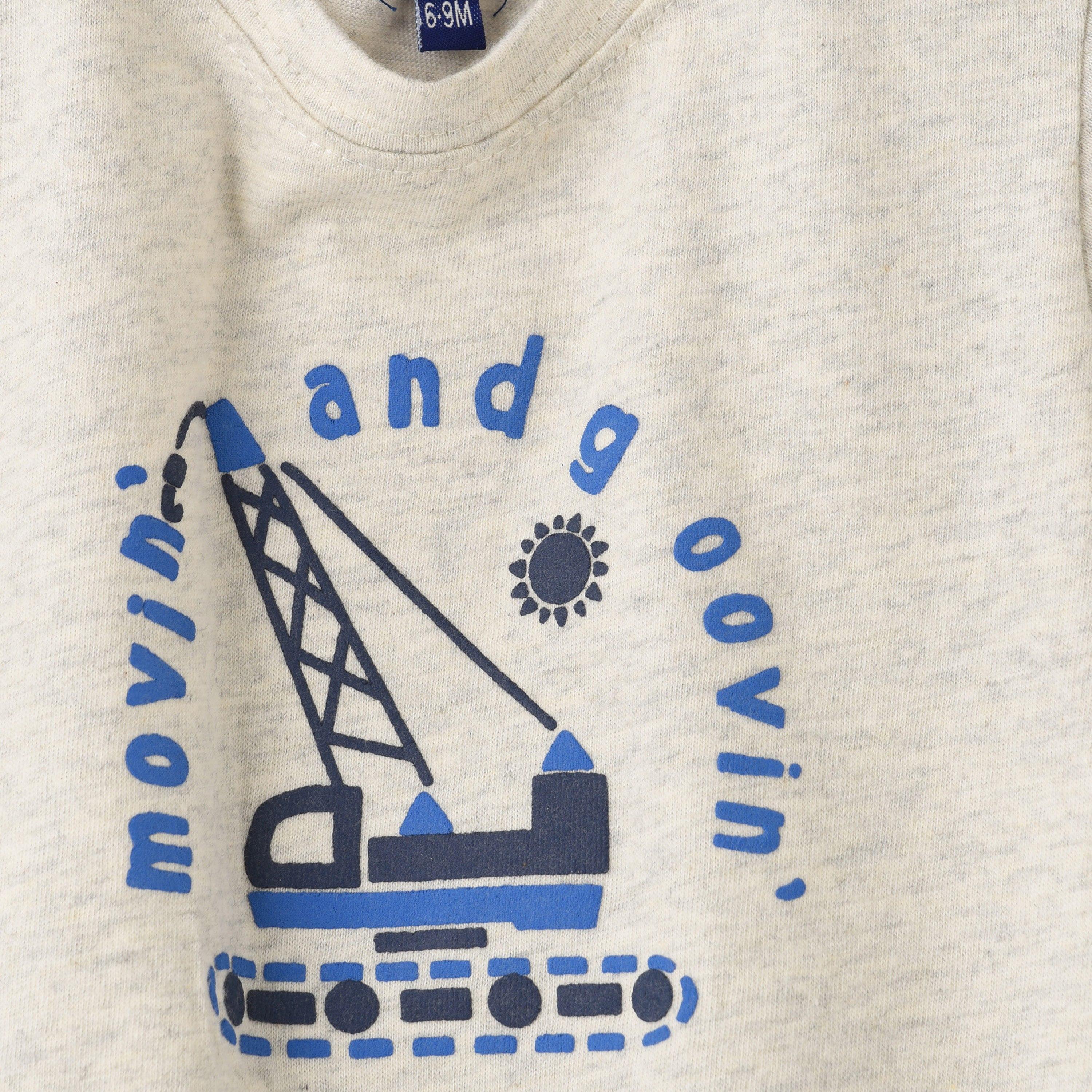 UniqKidz Cotton Short Sleeves Truck Embroidered T-Shirt-baby-boys-clothing-tshirtsandpolos-image-3