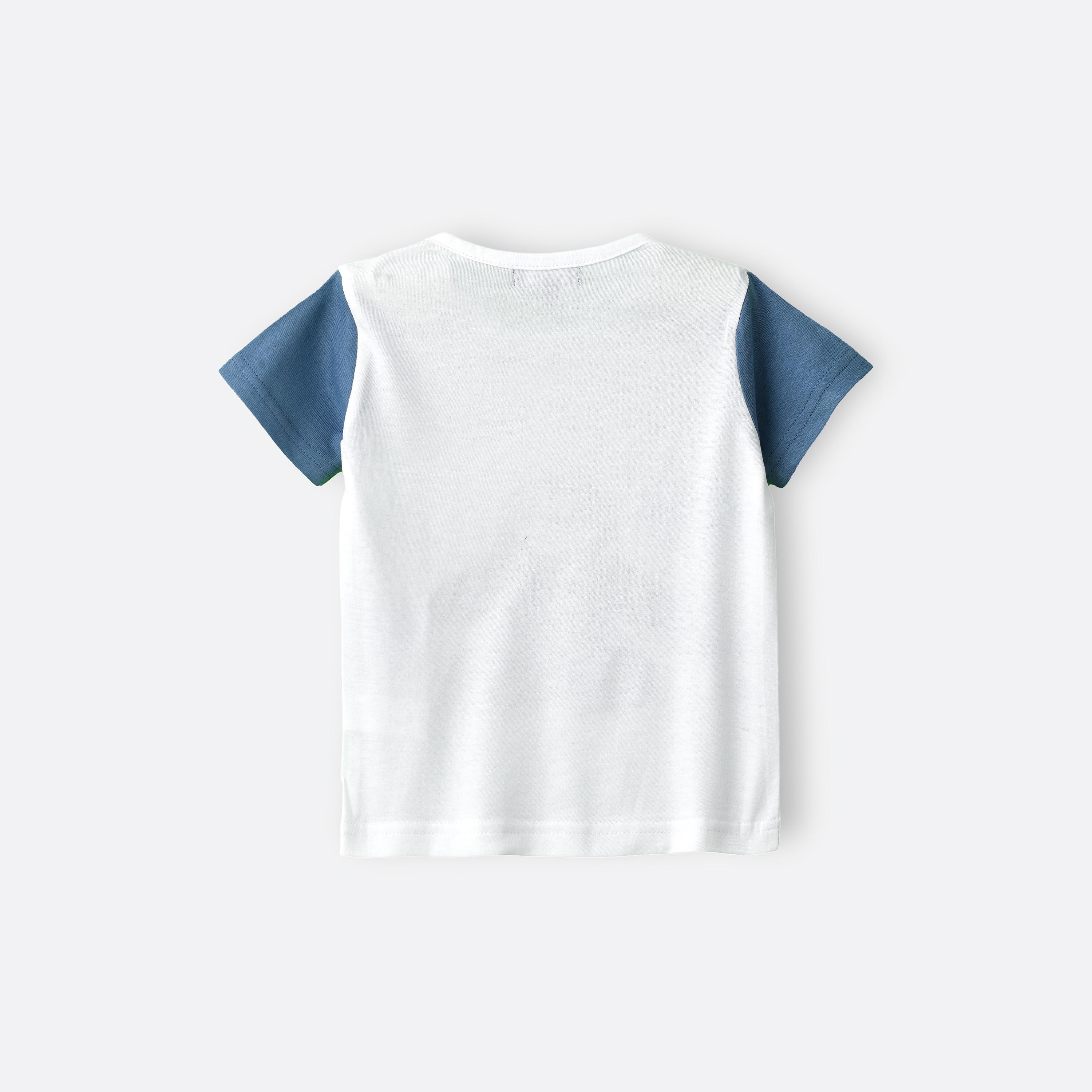 UniqKidz Meditation Sloth Printed Short Sleeves T-Shirt-baby-boys-clothing-tshirtsandpolos-image-3