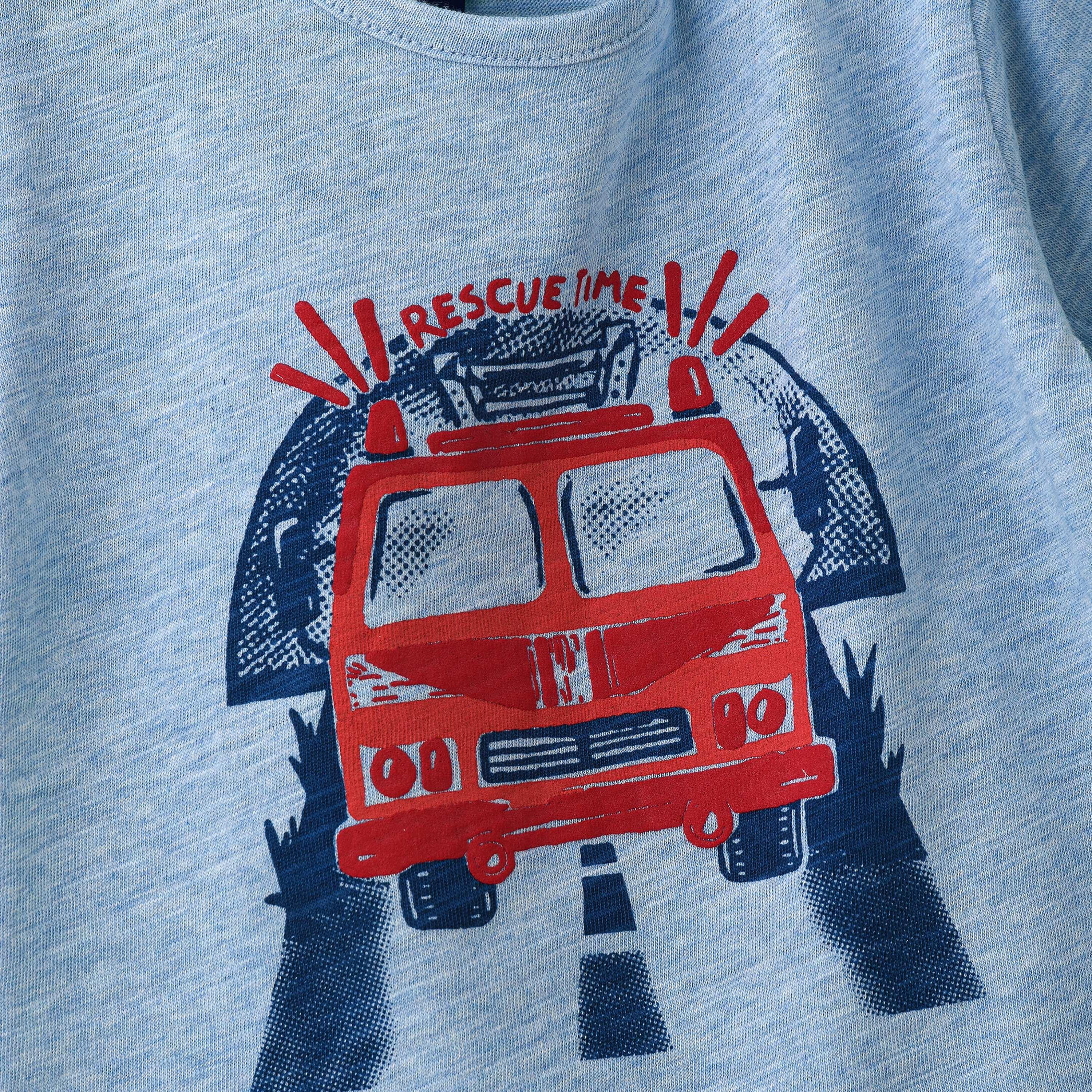 تي شيرت بطبعة شاحنة الانقاذ بأكمام قصيرة من يونيكيدز-baby-boys-clothing-tshirtsandpolos-image-4